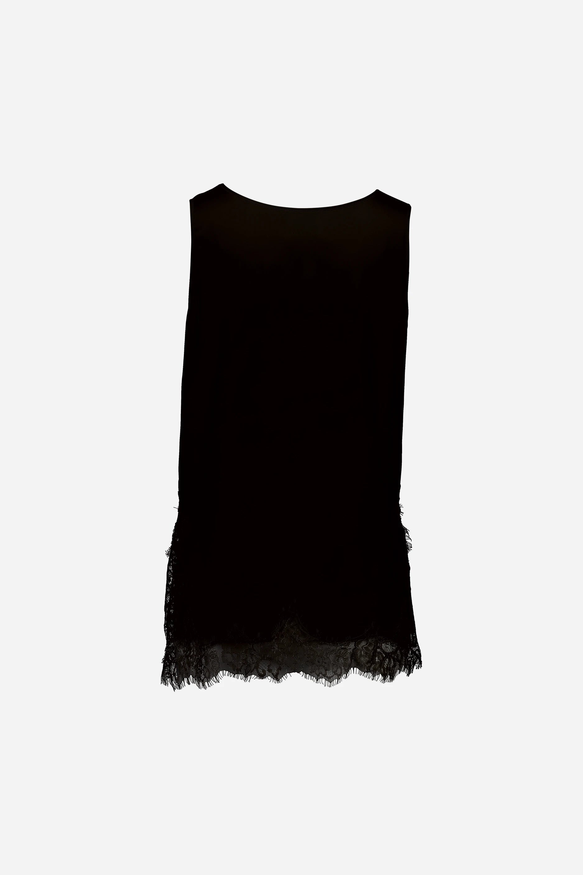 265-84010-90-S_2 - Allude - 7% Elastan 93% Silk Active Damen Fall/Winter 2026/2027 NEW SAPG::265-84010 Schwarz Seide Top