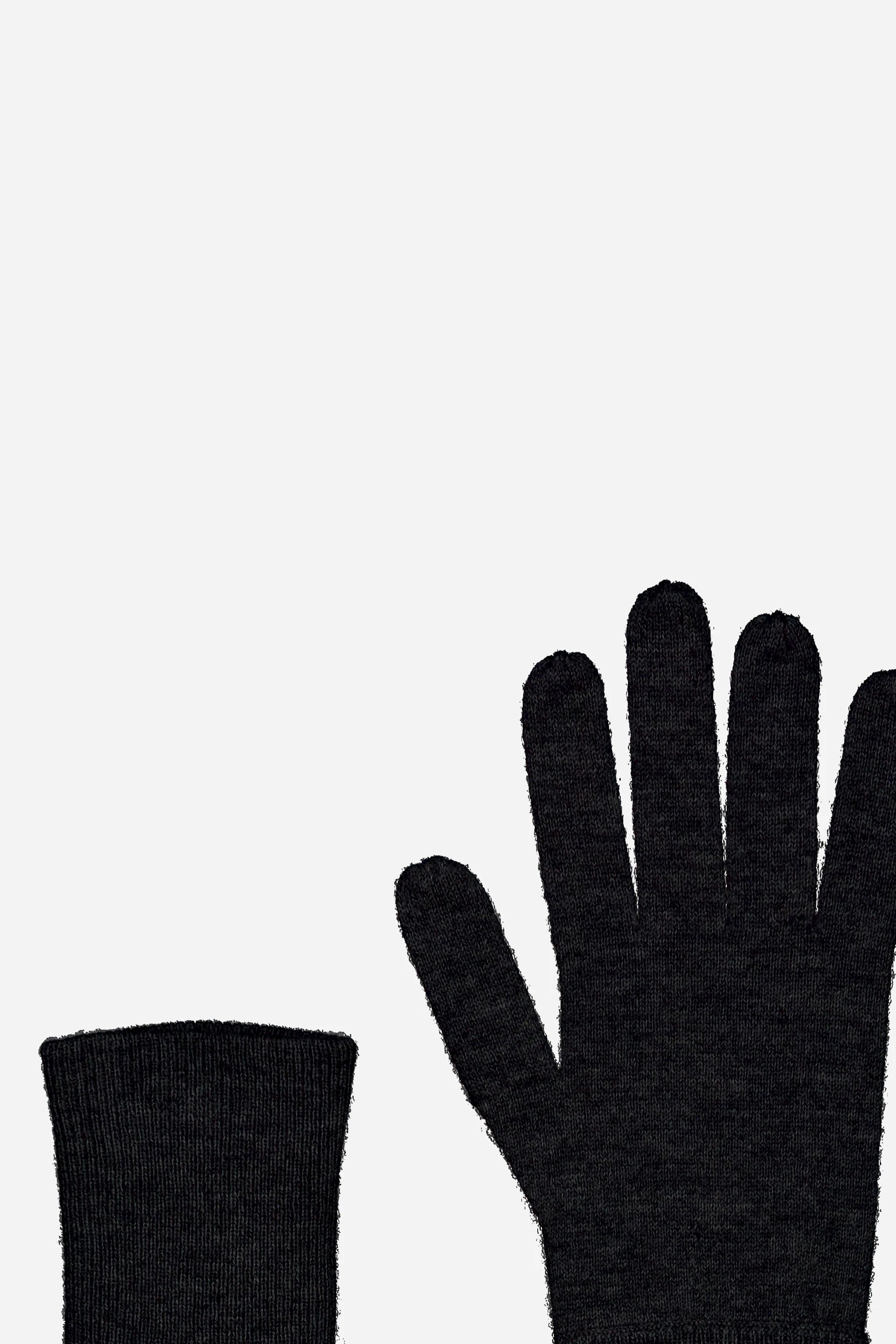 265-92000-90-one_3 - Allude - 100% Cashmere Active Cashmere Damen Fall/Winter 2026/2027 Handschuhe NEW SAPG::265-92000 Schwarz