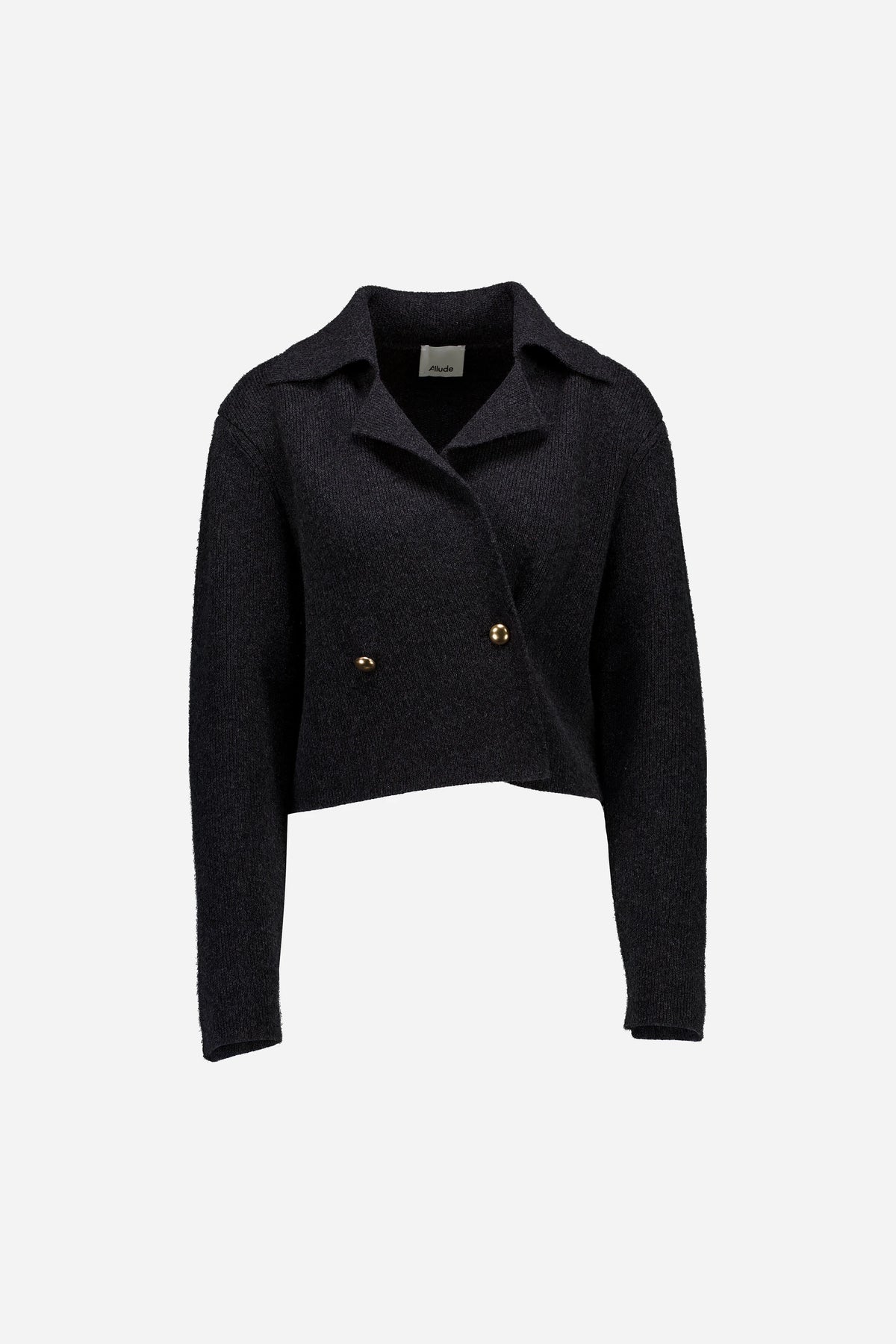 Woll-Mischung Blazer in Grau