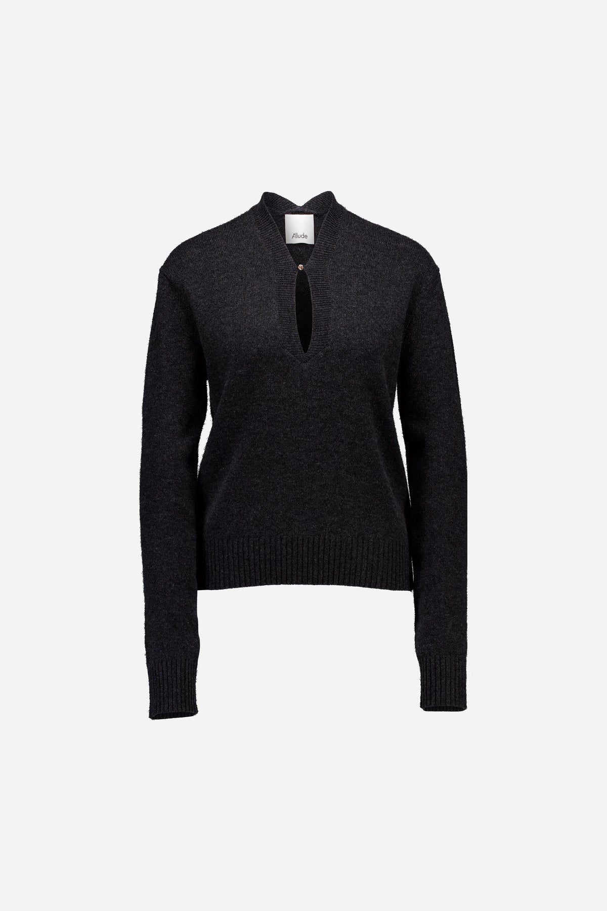 Woll-Mischung Pullover in Grau