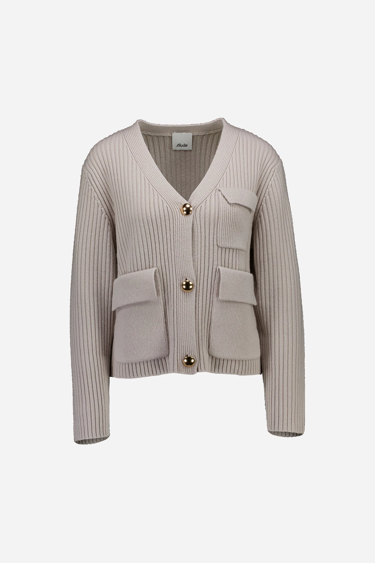Woll-Mischung Jacket in Beige
