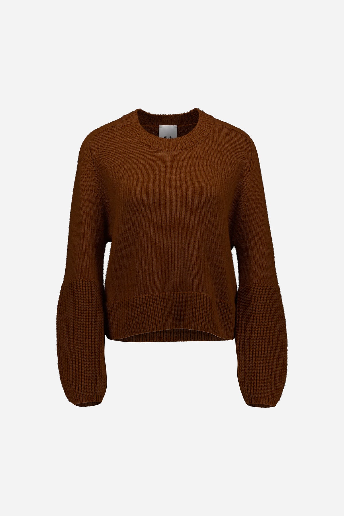 Woll-Mischung Pullover in Beige