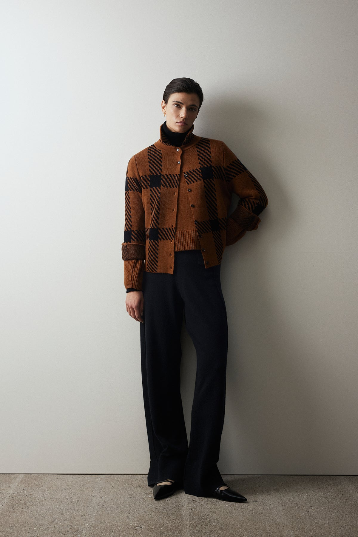 Woll-Mischung Pullover in Beige