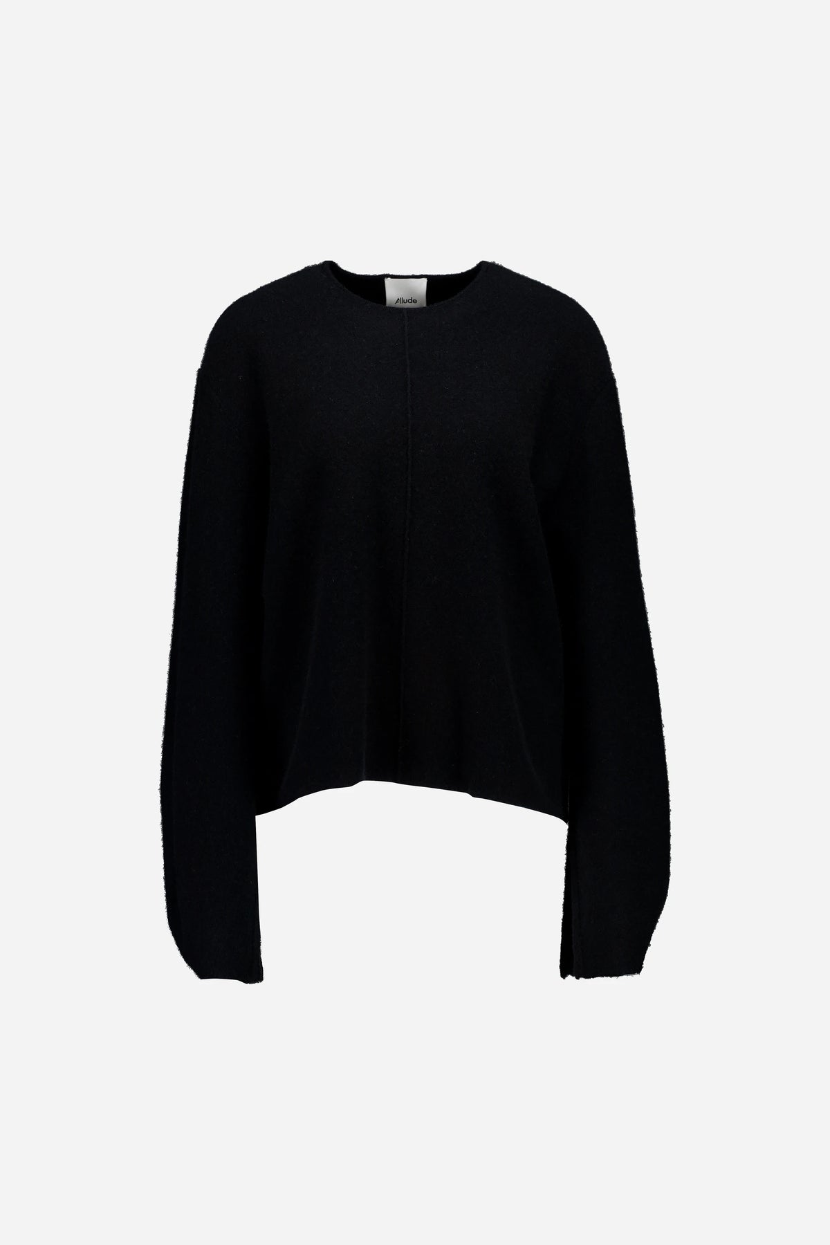 Woll-Mischung Pullover in Schwarz