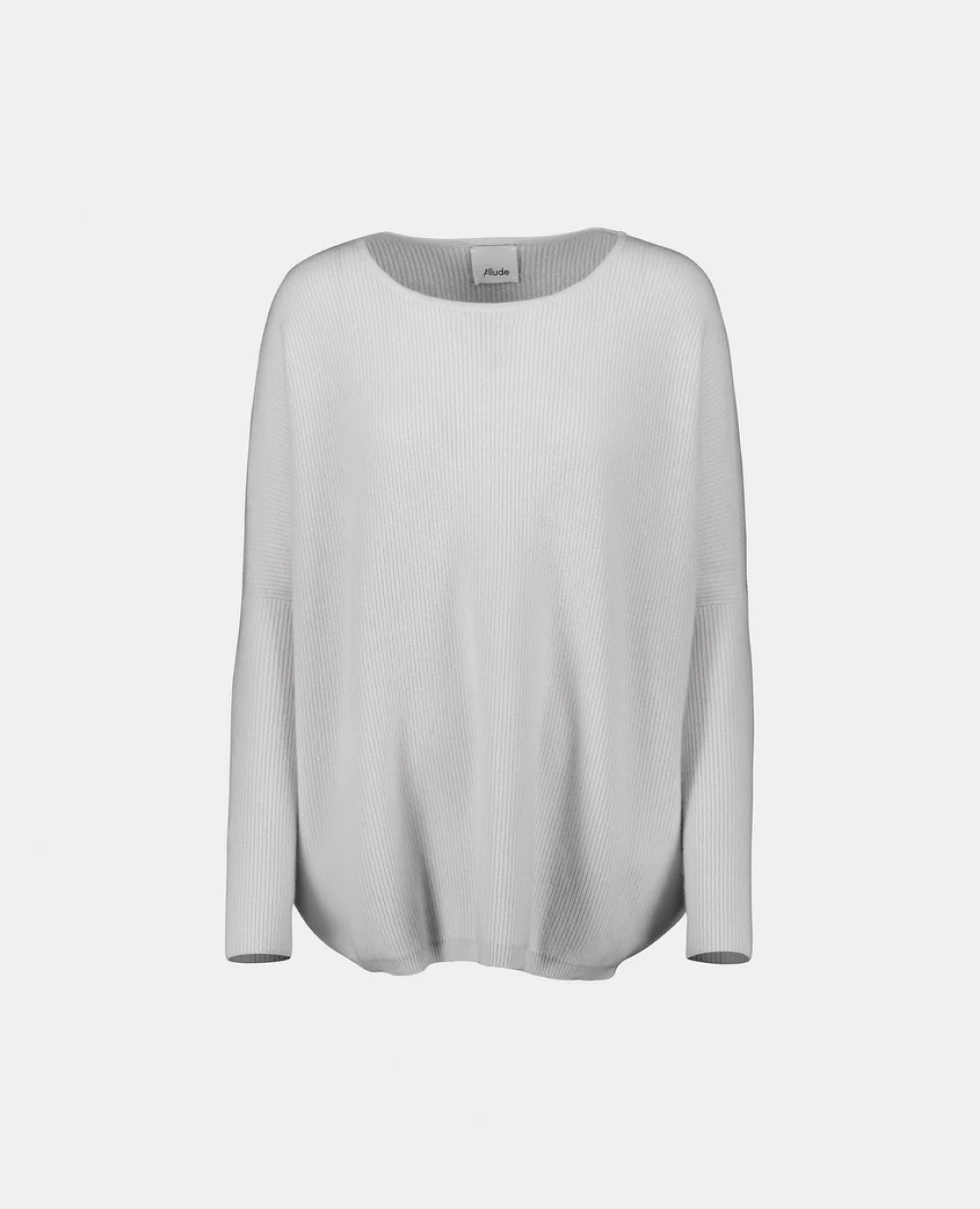Group2607020_f6be5416-4437-4e06-9f2e-915b58c32378 - Allude - 100% Cashmere Cashmere Damen Feinstrick Grau Langarm Lockerer Schnitt Pullover Rundhalsausschnitt SAPG::232-11182 Summer 2023