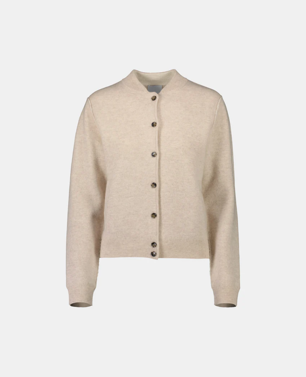 Group2607023 - Allude - 30% Cashmere 70% Wolle Beige Damen Feinstrick Gerade Passform Jacket Langarm SAPG::235-17721 Winter 2023/2024 Wolle