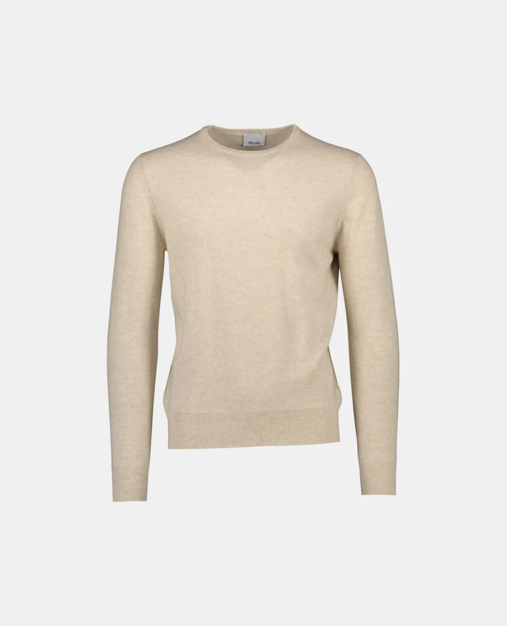 Group2607026 - Allude - 100% Cashmere Beige Cashmere Feinstrick Herren Langarm Lockerer Schnitt Pullover Rundhalsausschnitt SAPG::232-30021 Summer 2023