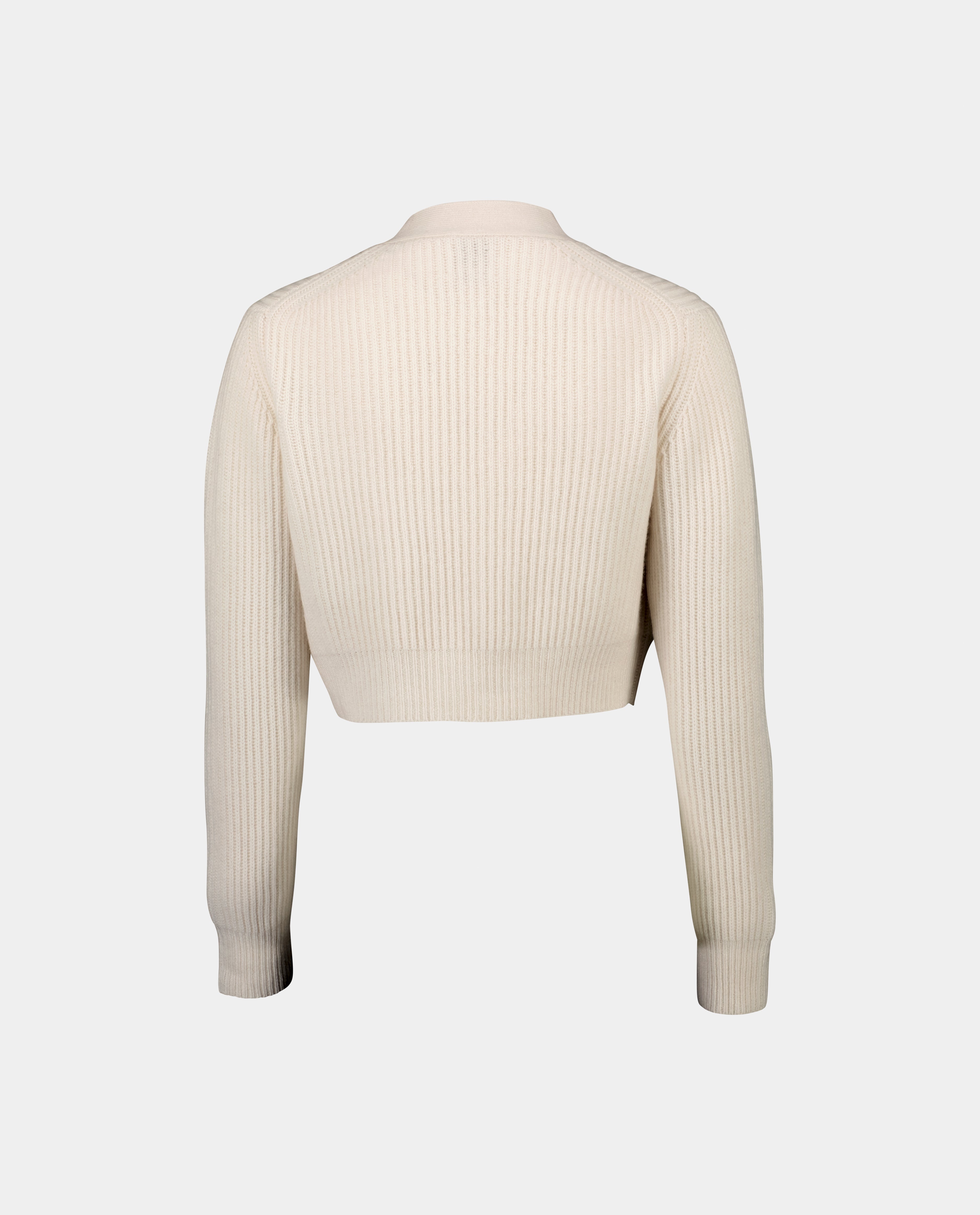 232-11161-4140-2 - Allude - 100% Cashmere Beige Cashmere Damen Feinstrick Langarm Lockerer Schnitt SAPG::232-11161 Strickjacke Summer 2023 V-Ausschnitt