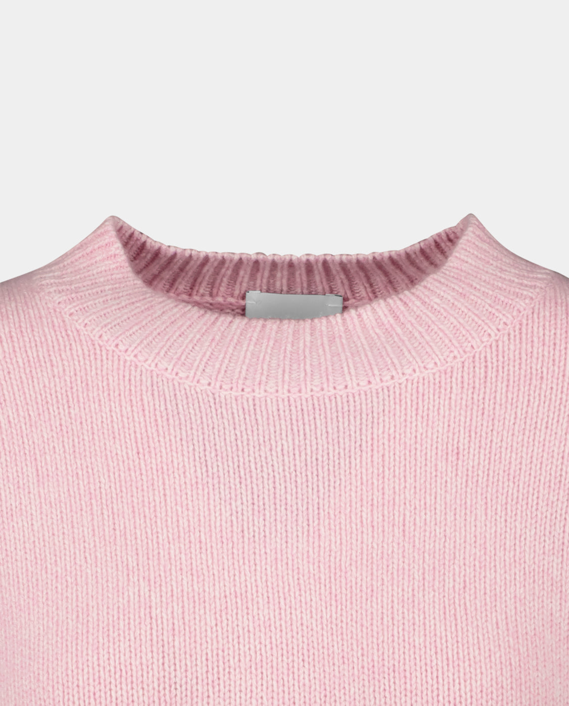 232-11220-4061-3 - Allude - 100% Cashmere Cashmere Damen Grobstrick Langarm Lockerer Schnitt Pullover Rose Rundhalsausschnitt SAPG::232-11220 Summer 2023