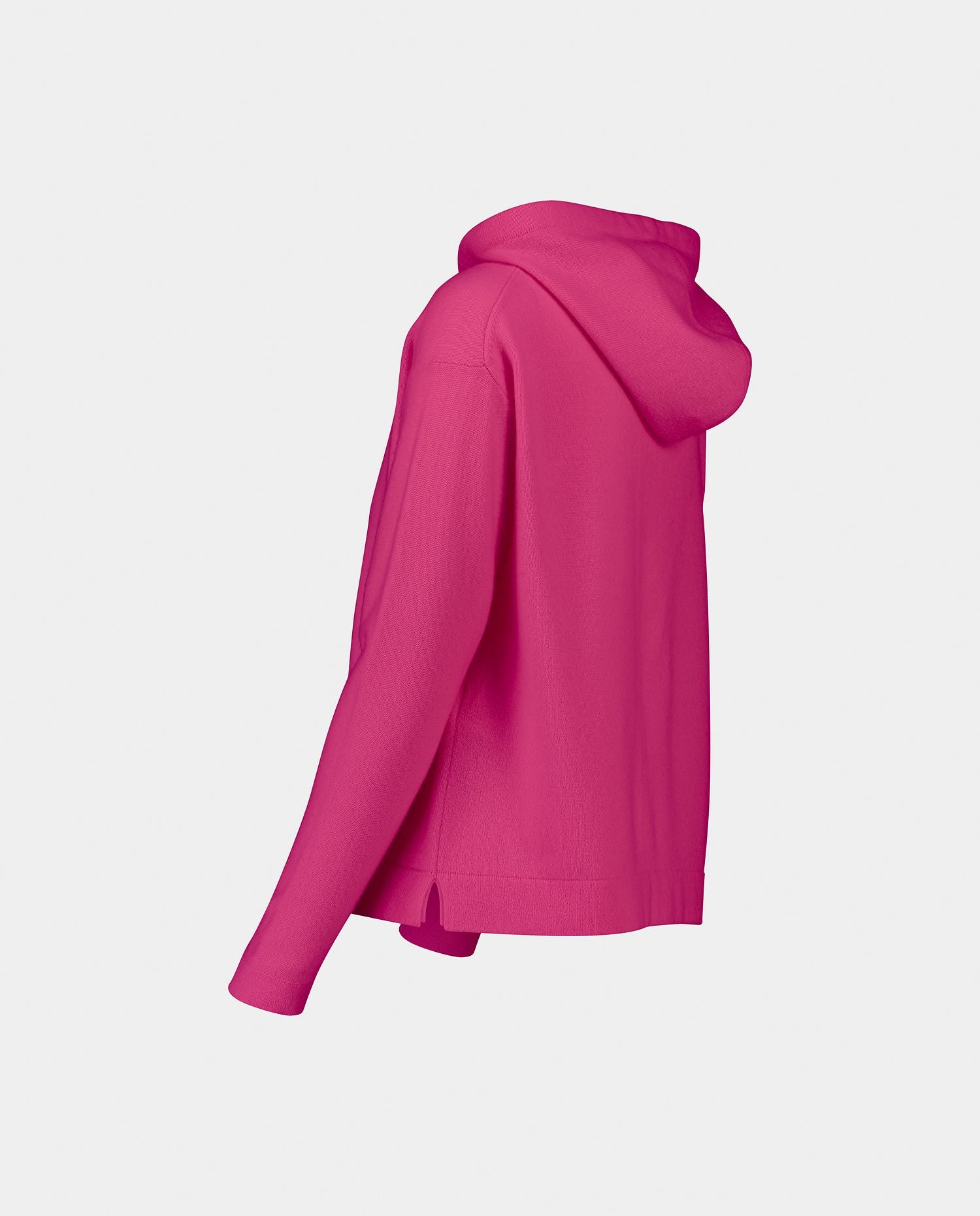 232-17000-63-3 - Allude - 100% Cashmere 70% Wool 30% Cashmere Cashmere Damen Feinstrick Kapuze Langarm Lockerer Schnitt Rot SAPG::232-17000 Strickjacke Summer 2023