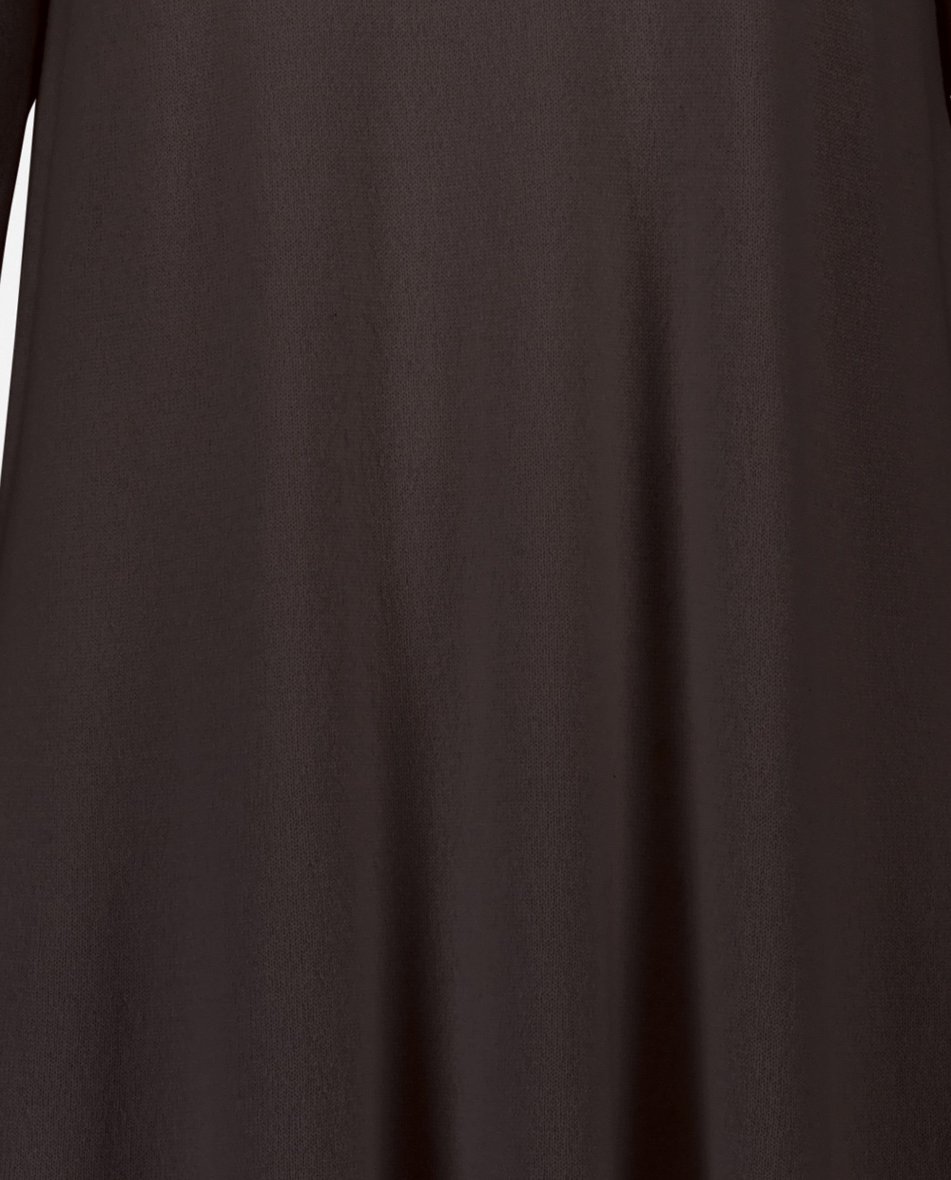 235-17664-49-S_4 - Allude - A-Form Braun Damen Feinstrick Kleid Kleider Langarm Rundhalsausschnitt SAPG::235-17664 Wolle