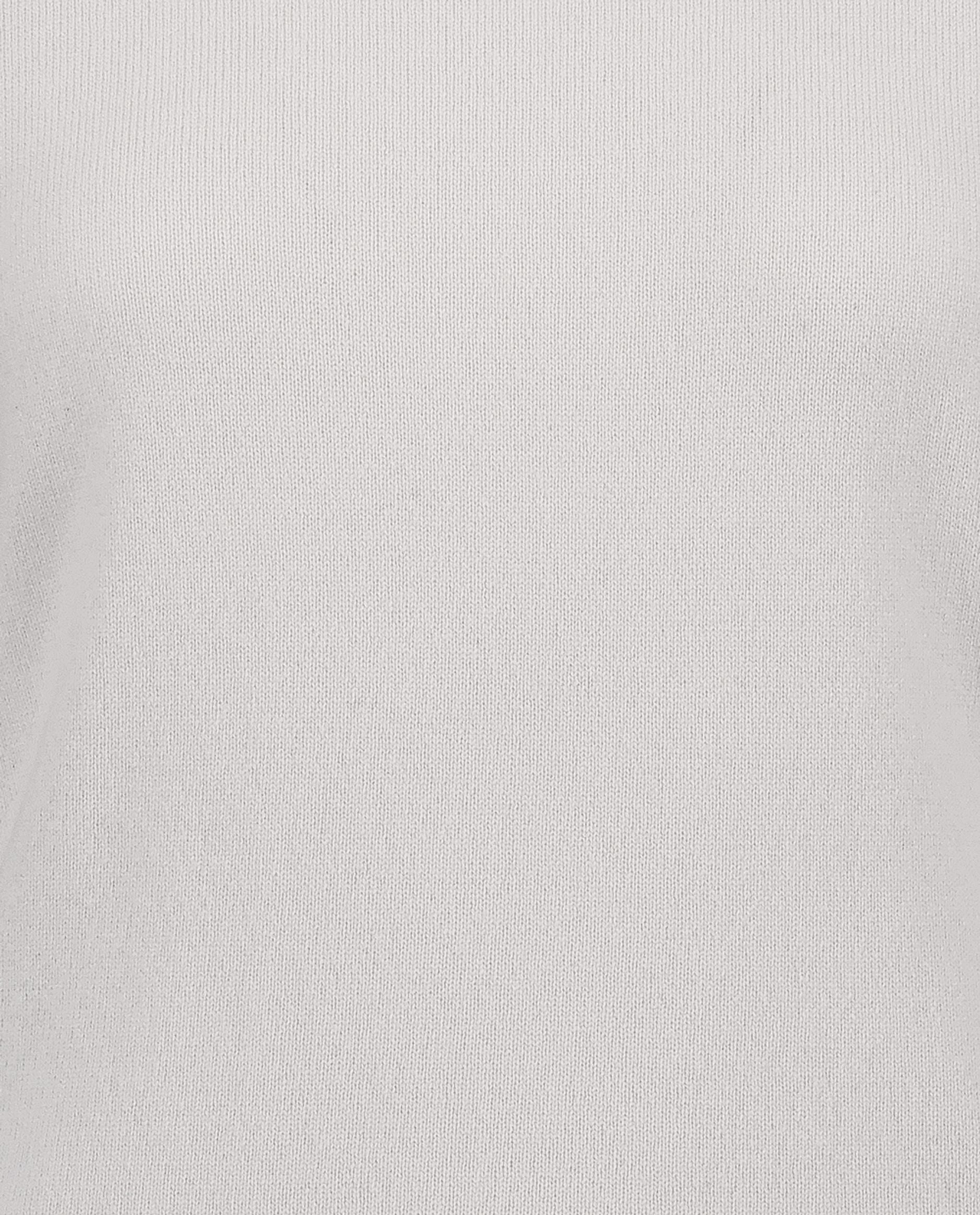 245-11106-80-S_hash_escaped_4 - Allude - 100% Cashmere Basic Cashmere Damen Feinstrick Grau Langarm Pullover Rollkragen SAPG::245-11106 Taillierter Schnitt Winter 2024/2025