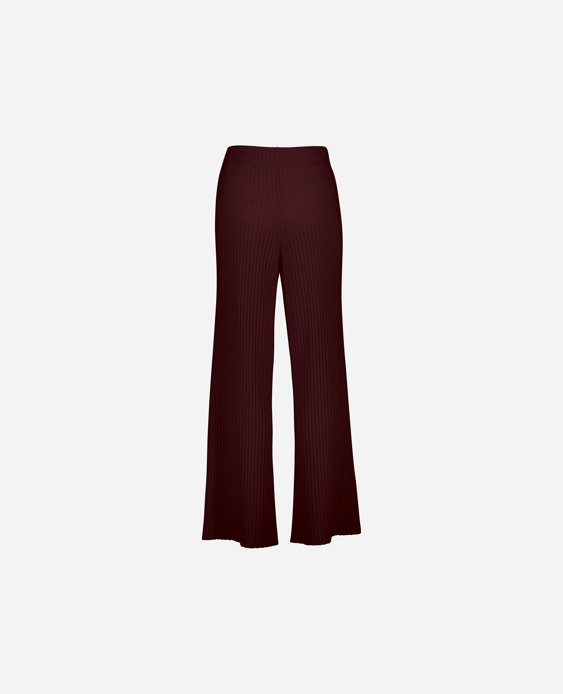 245-11124-69-S_hash_escaped_2 - Allude - 0 100% Cashmere Cashmere Damen Feinstrick Hose Lockerer Schnitt Rot SAPG::245-11124 Winter 2024/2025