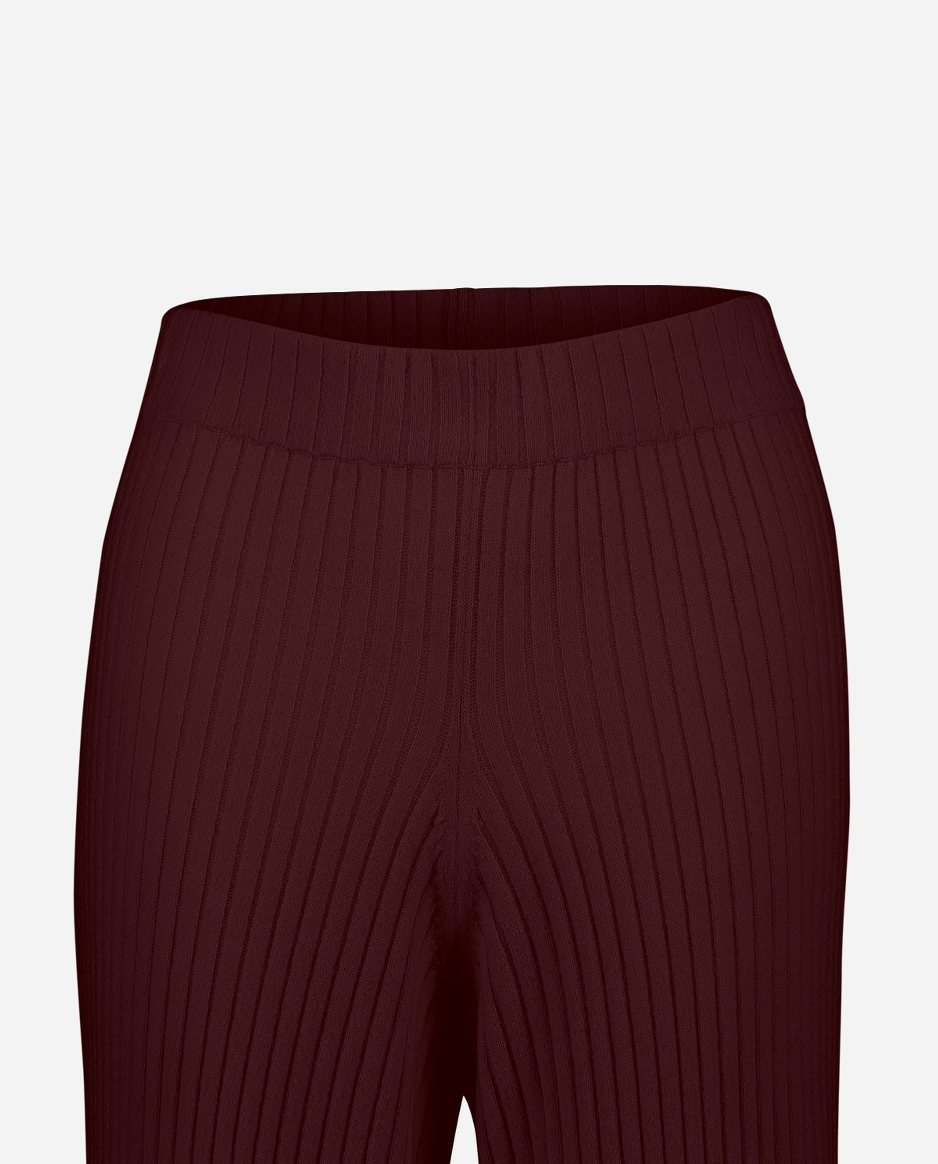 245-11124-69-S_hash_escaped_3 - Allude - 0 100% Cashmere Cashmere Damen Feinstrick Hose Lockerer Schnitt Rot SAPG::245-11124 Winter 2024/2025