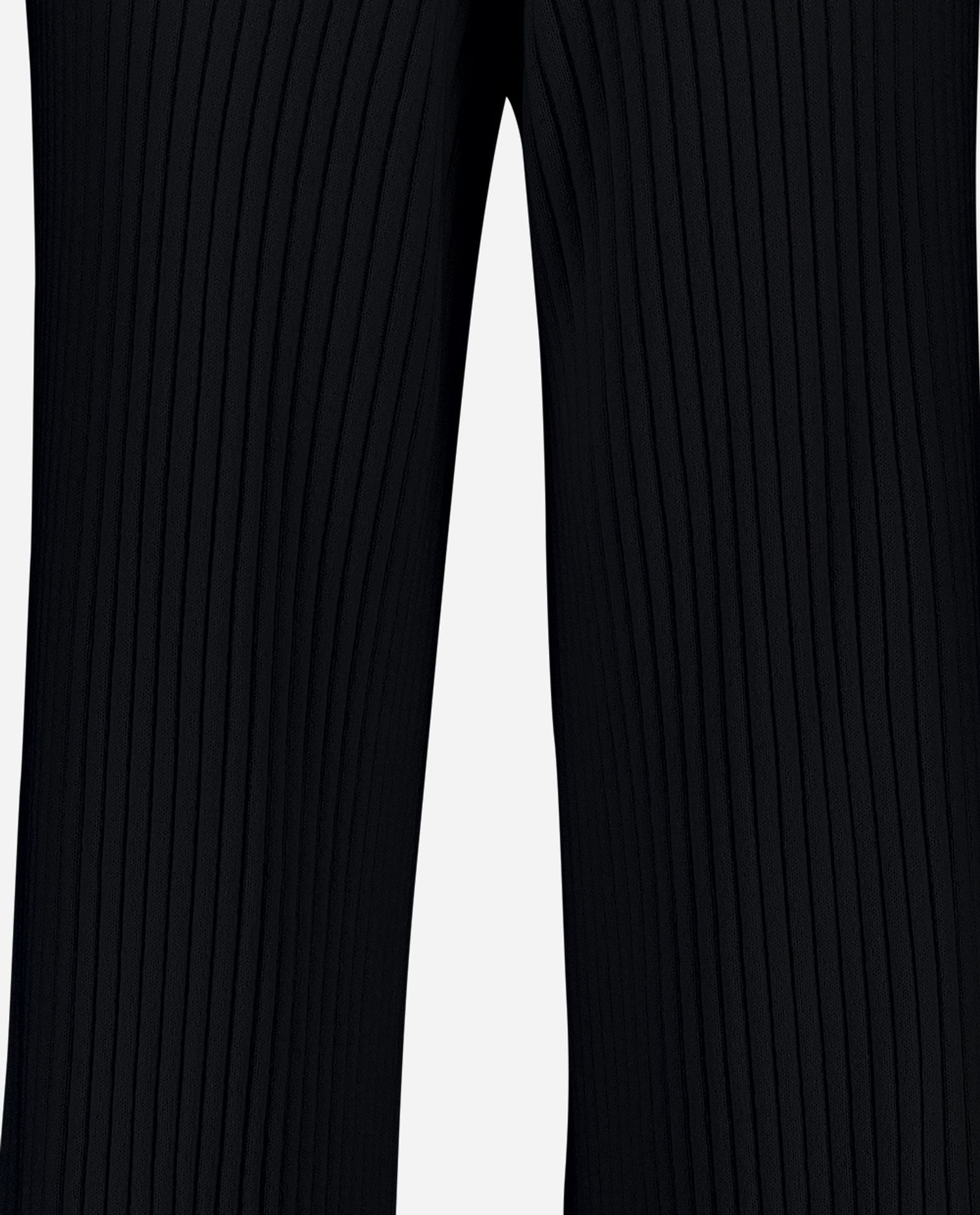 245-11124-90-S_hash_escaped_4 - Allude - 0 100% Cashmere Cashmere Damen Feinstrick Hose Lockerer Schnitt SAPG::245-11124 Schwarz Winter 2024/2025