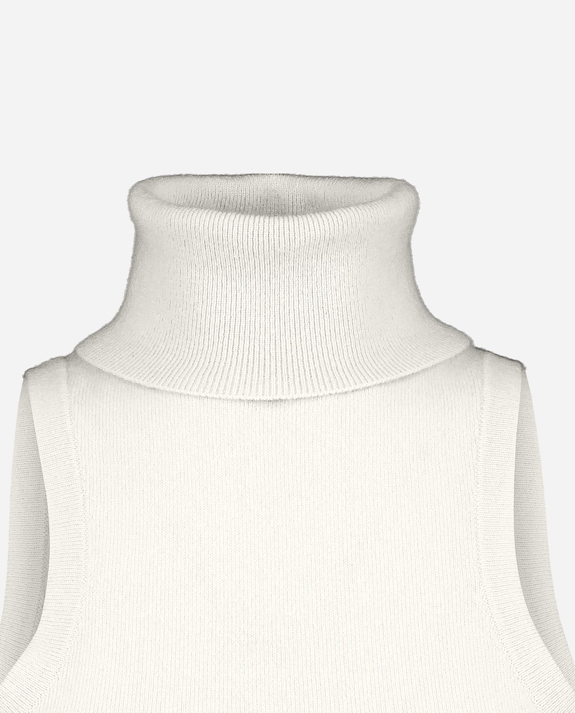 245-11226-40-S_hash_escaped_3 - Allude - 100% Cashmere Cashmere Damen Enger Schnitt Feinstrick Pullover Rollkragen SAPG::245-11226 Weiß Winter 2024/2025