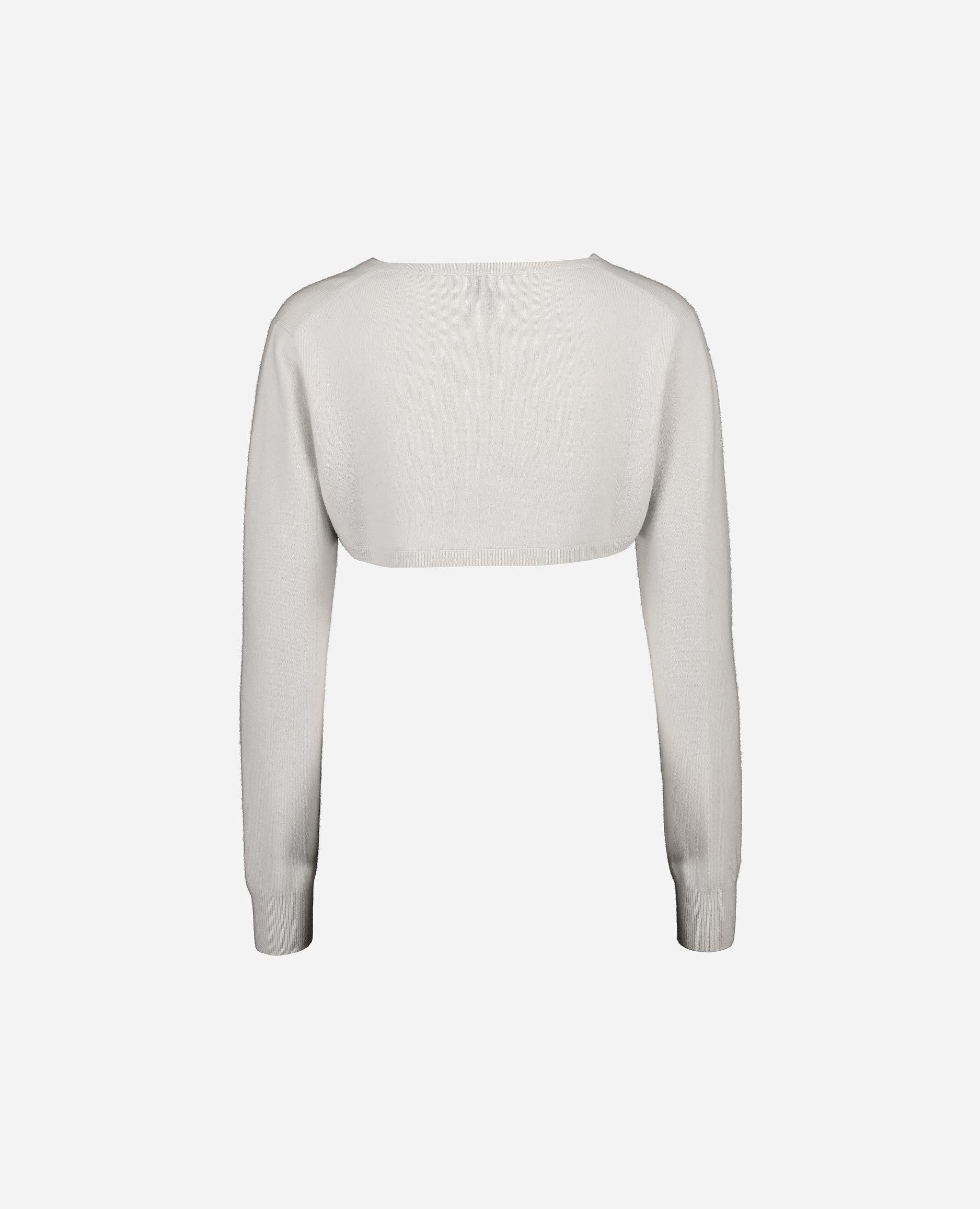 245-17031-80-S_hash_escaped_2 - Allude - 0 30% Cashmere 70% Wolle Damen Feinstrick Grau Langarm Pullover Rundhalsausschnitt SAPG::245-17031 Winter 2024/2025 Wolle