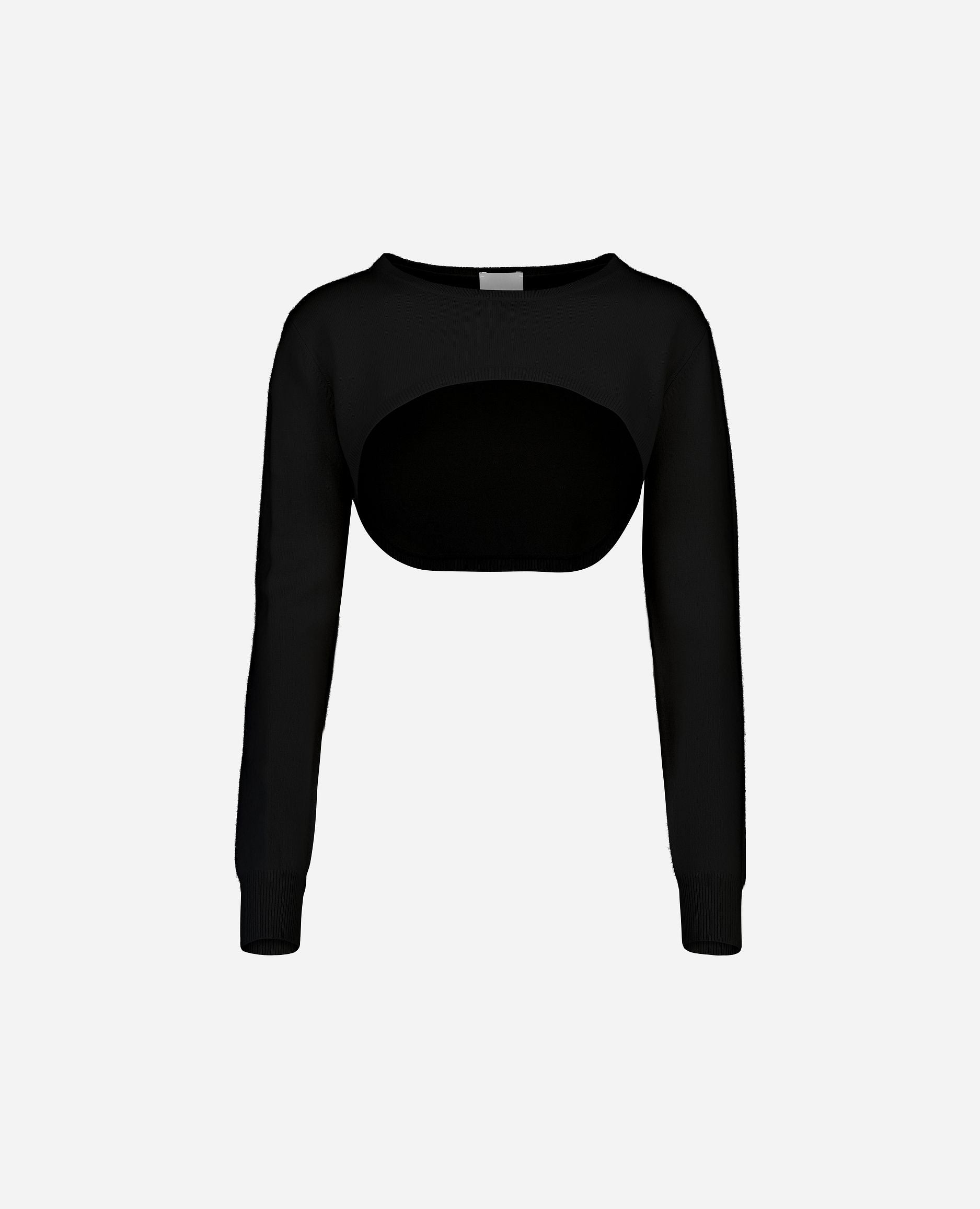 245-17031-90-S_hash_escaped_1 - Allude - 0 30% Cashmere 70% Wolle Damen Feinstrick Langarm Pullover Rundhalsausschnitt SAPG::245-17031 Schwarz Winter 2024/2025 Wolle