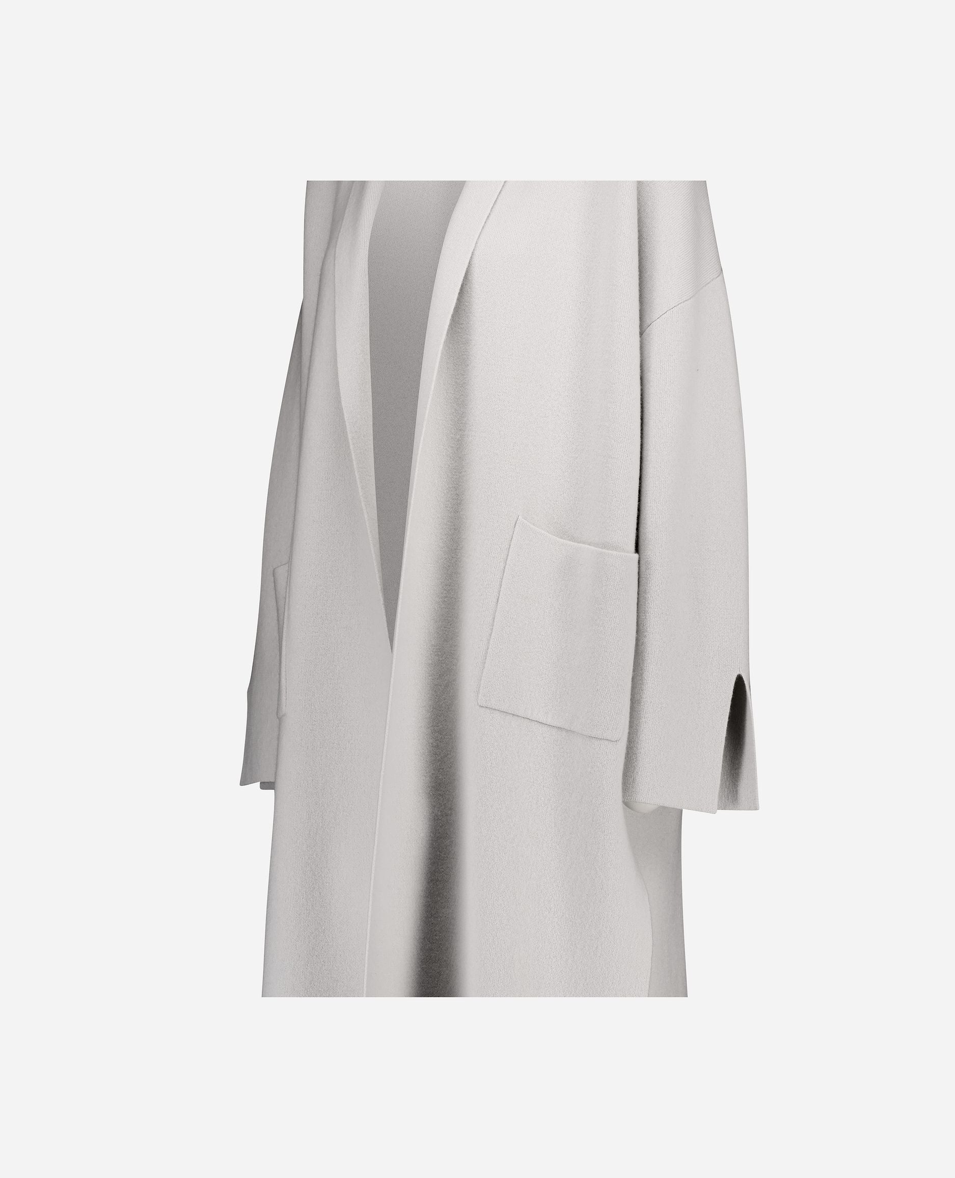 Allude - Ladies Wool Coat / Loose Fit / Grey