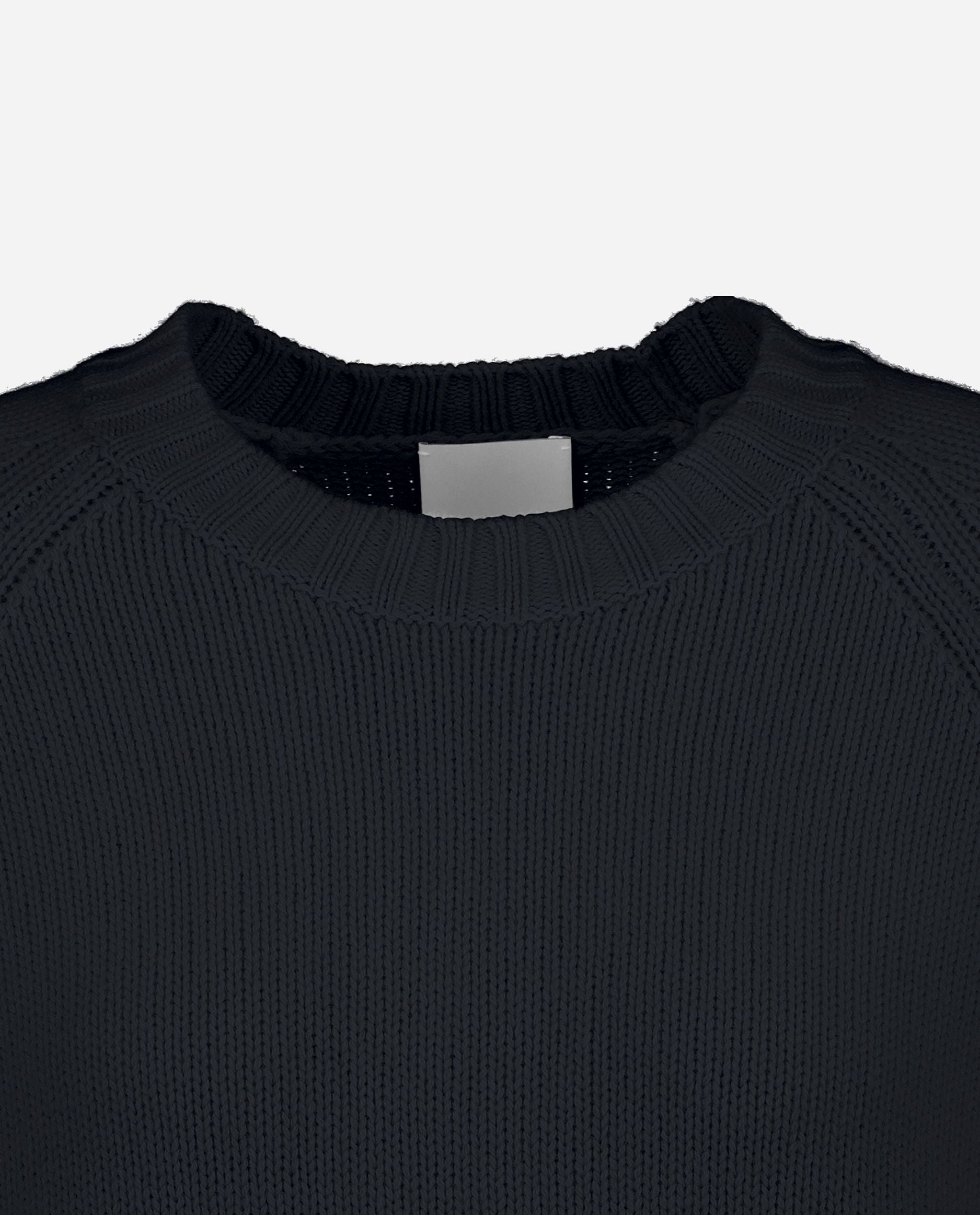 245-17631-14-S_hash_escaped_3 - Allude - 30% Cashmere 70% Wolle Damen Gerade Passform Grobstrick Langarm Navy Pullover Rundhalsausschnitt SAPG::245-17631 Winter 2024/2025 Wolle