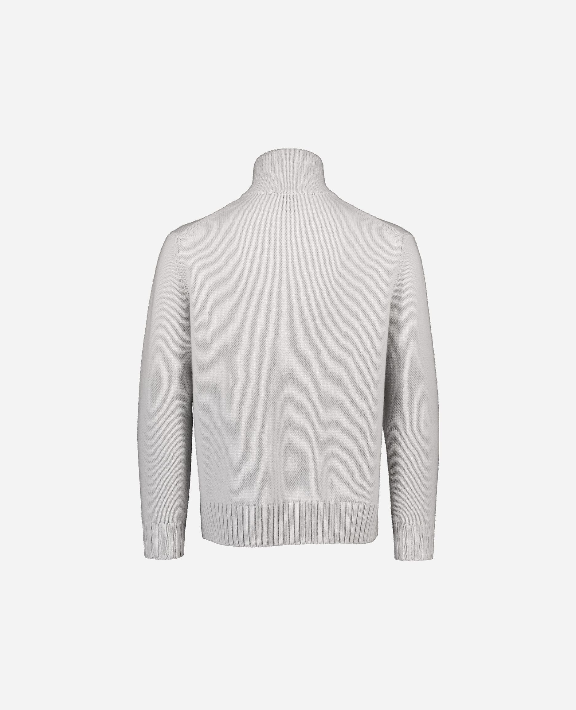 245-30002-80-S_hash_escaped_2 - Allude - 0 100% Cashmere Basic Cashmere Grau Grobstrick Herren Langarm Lockerer Schnitt Pullover SAPG::245-30002 Winter 2024/2025