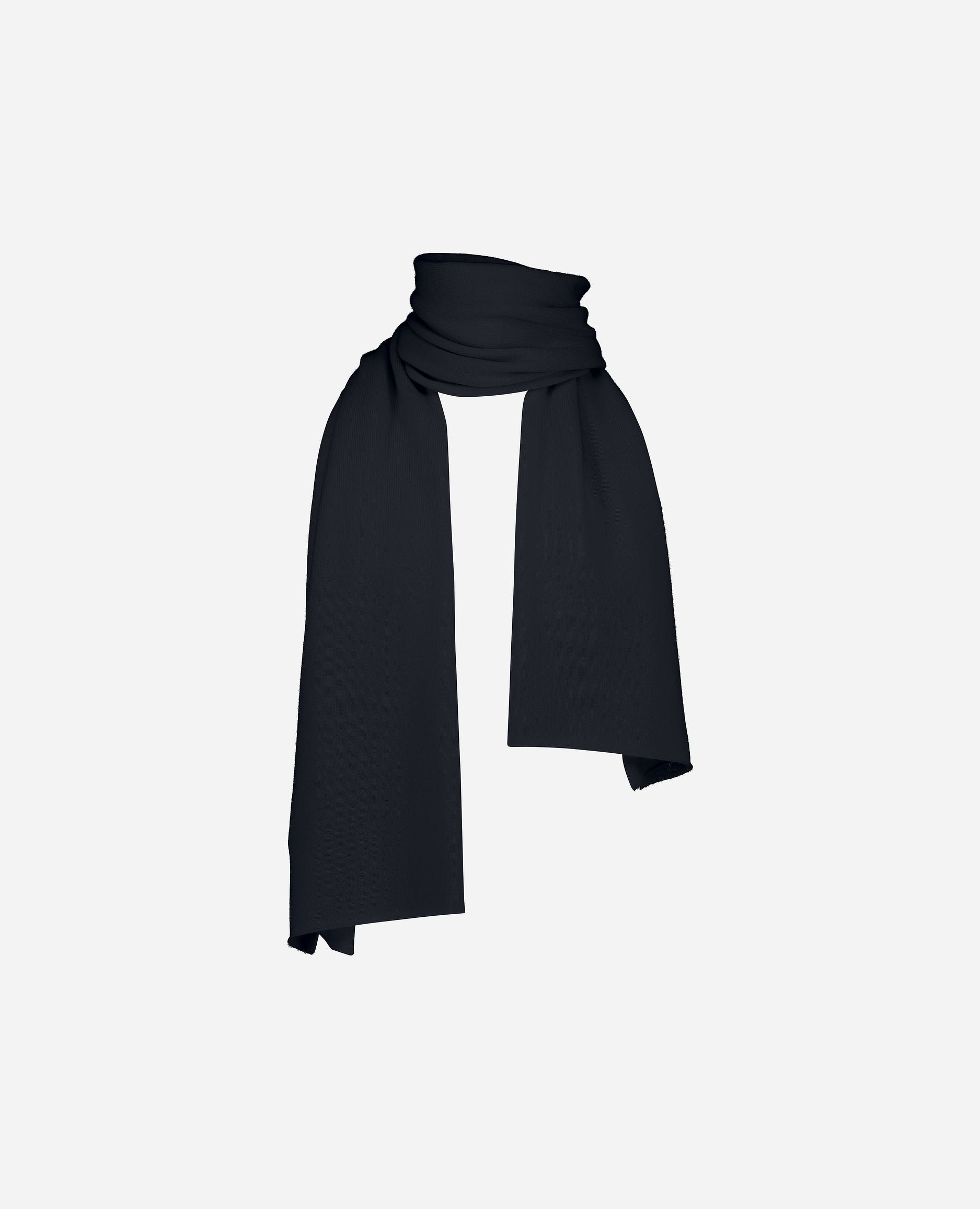 245-30025-14-one_hash_escaped_2 - Allude - 0 100% Cashmere Basic Cashmere Feinstrick Herren Navy SAPG::245-30025 Schal Winter 2024/2025