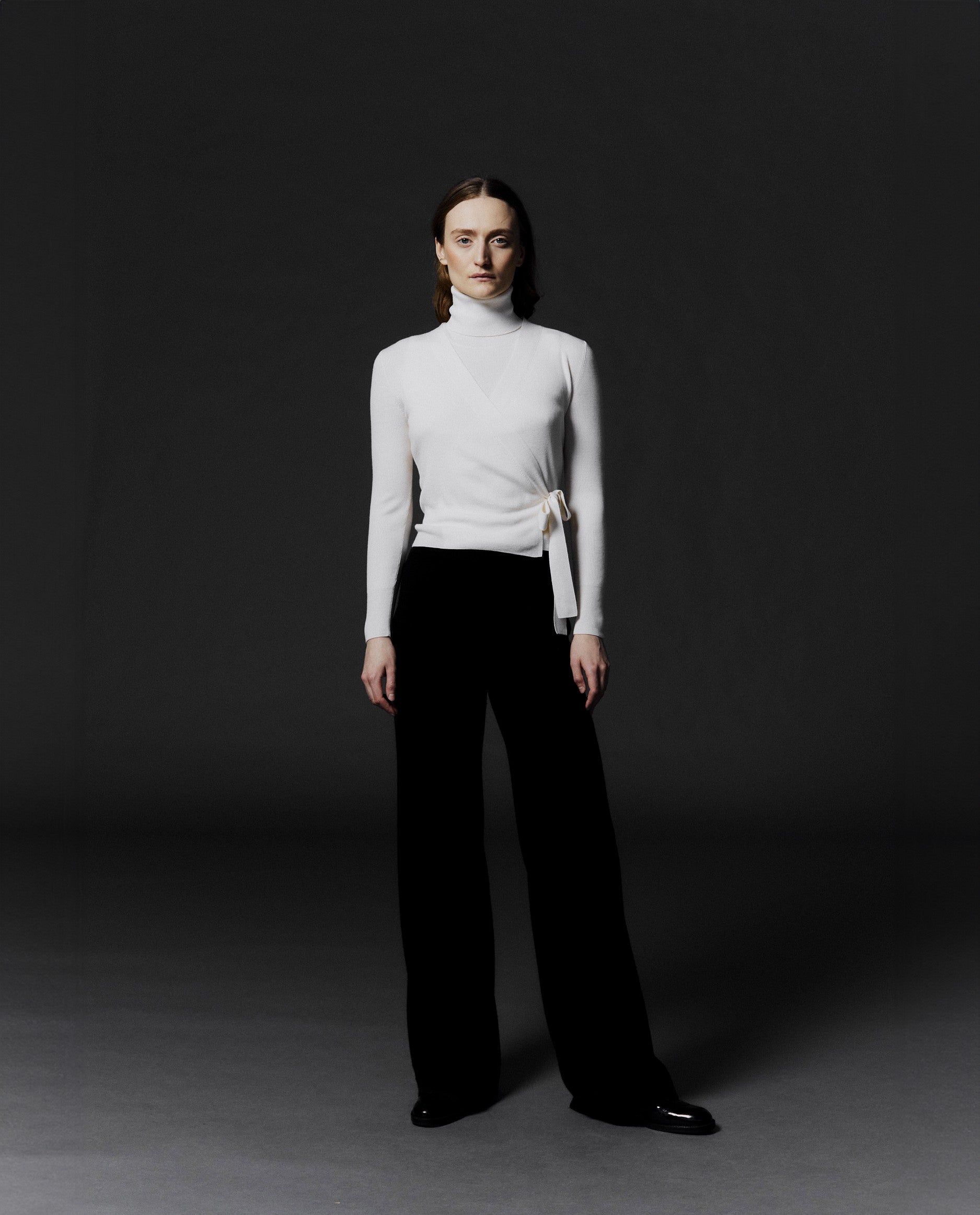 Pulli Enger Schwarzer Rollkragenpullover Merino Rollkragenpullover