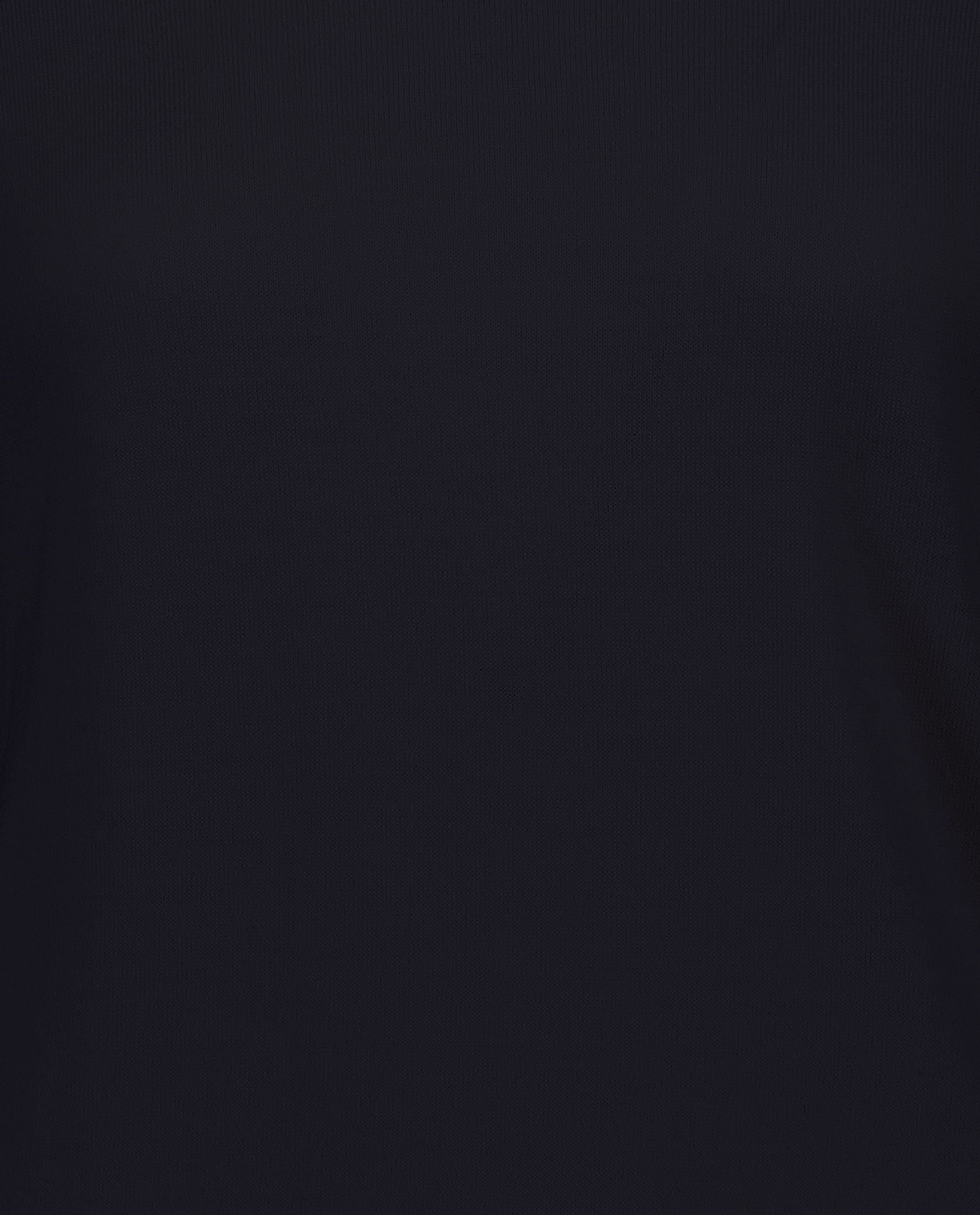 245-64010-414-S_hash_escaped_4 - Allude - 100% Wolle (Merino) Basic Damen Feinstrick Gerade Passform Langarm Navy Pullover Rollkragen SAPG::245-64010 Winter 2024/2025 Wolle