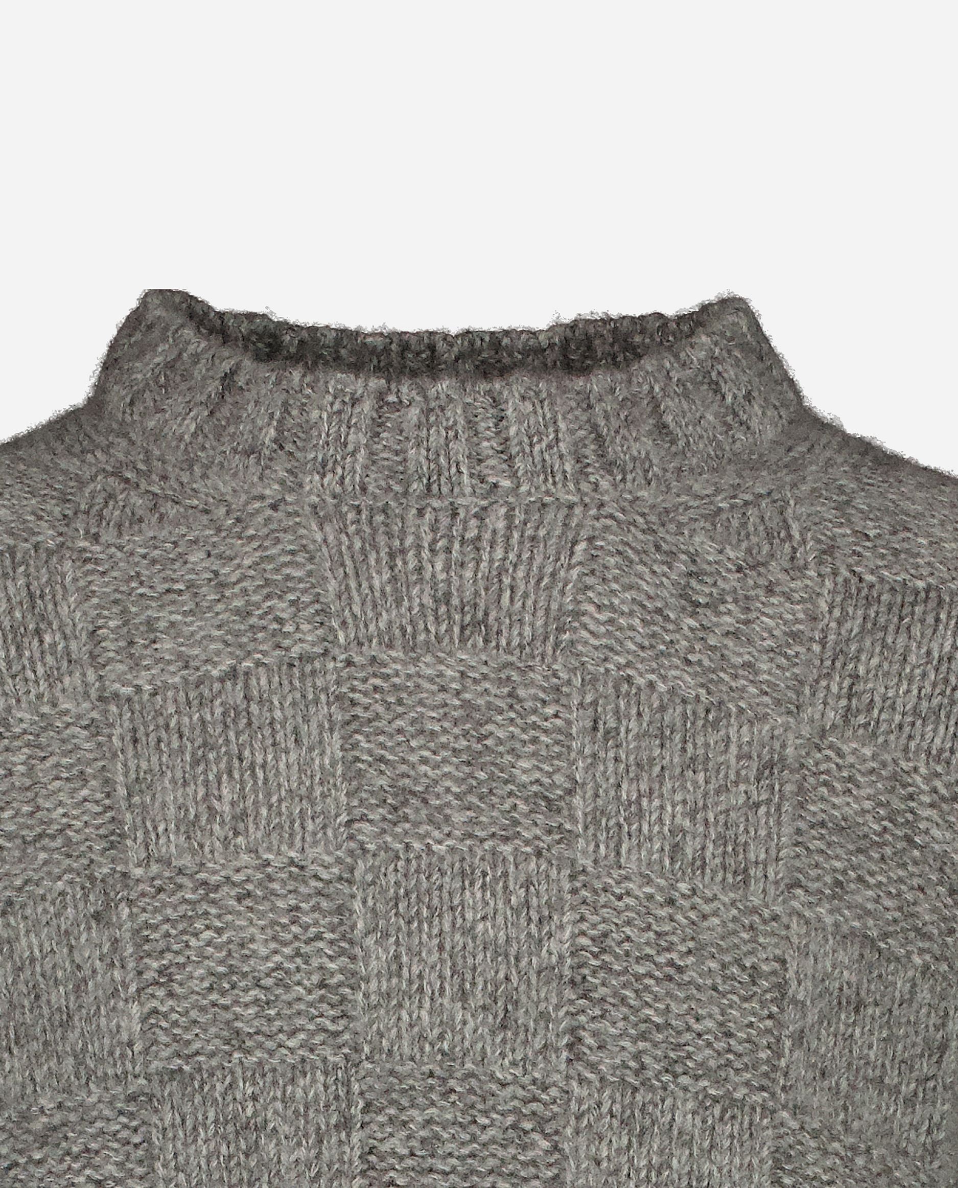 245-77901-83-S_hash_escaped_3 - Allude - 25% Seide 75% Cashmere Cashmere Gerade Passform Grau Grobstrick Herren Langarm Pullover Rundhalsausschnitt SAPG::245-77901 Winter 2024/2025