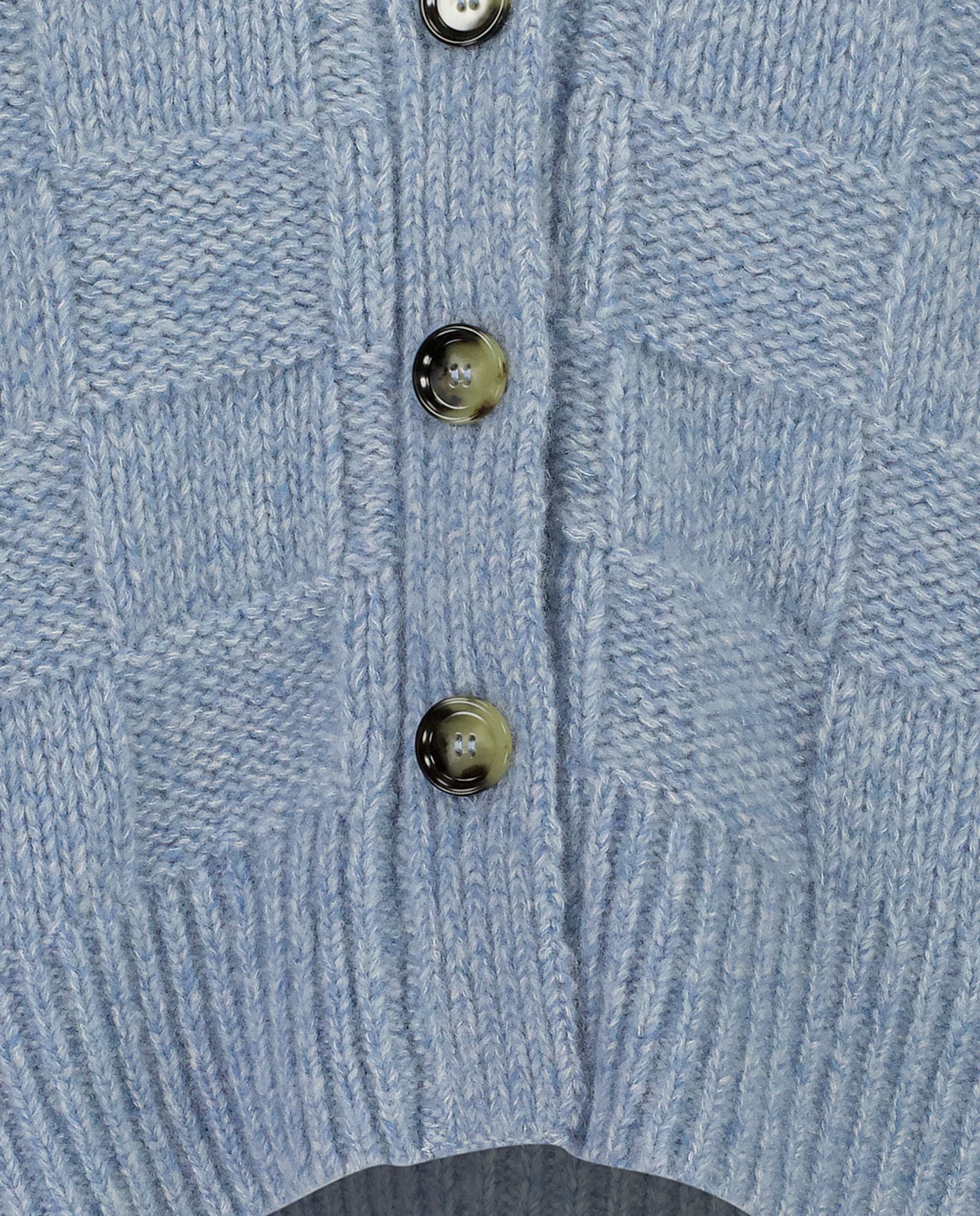 Allude Damen Cardigan Blau ALLUDE 100% CASHMERE BLUE FOUR BUTTON