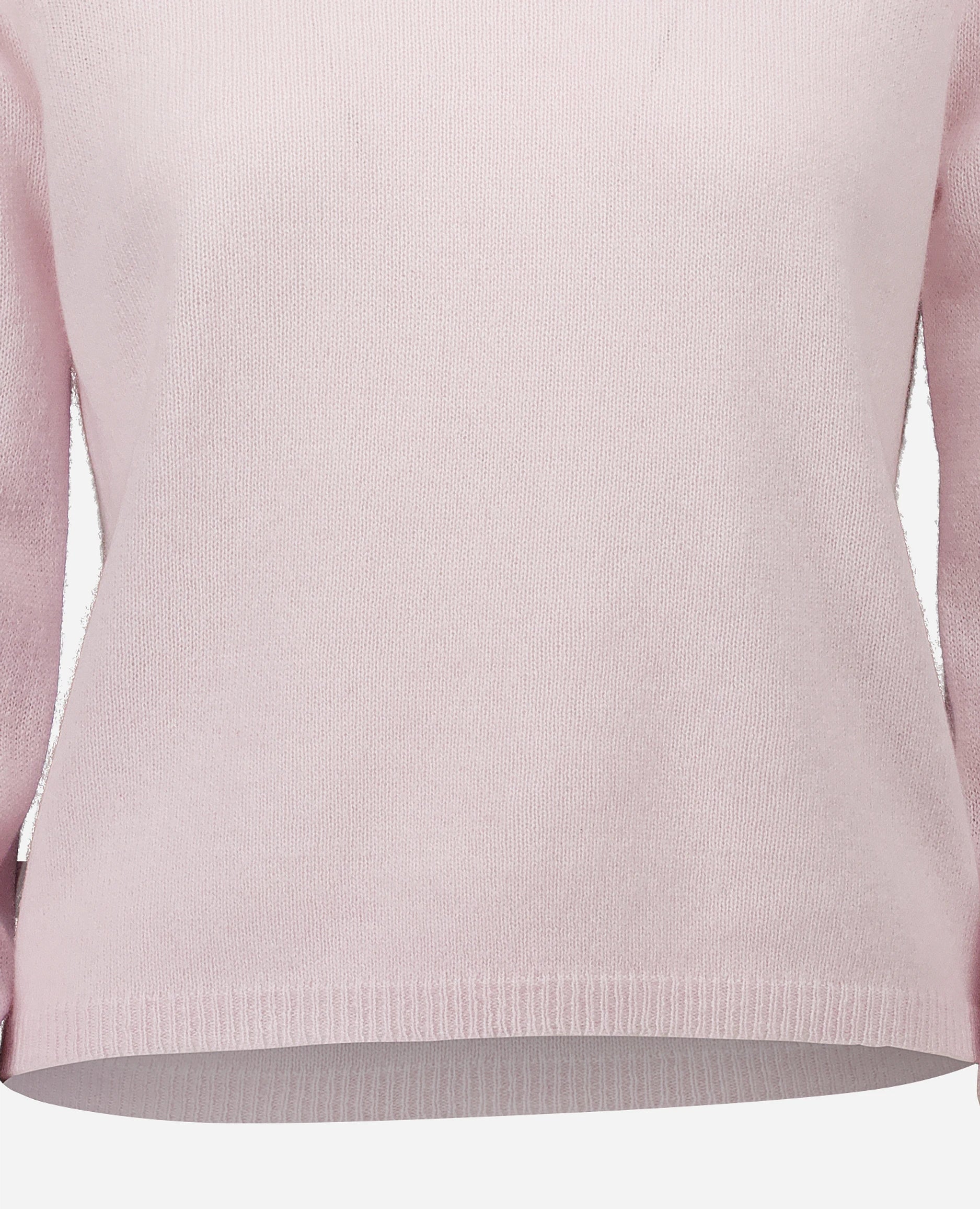 252-11132-60_41 - Allude - 100% Cashmere Cashmere Damen Feinstrick Gerade Passform Langarm NEW Pullover Rose Rundhals SAPG::252-11132 Spring/Summer 2025