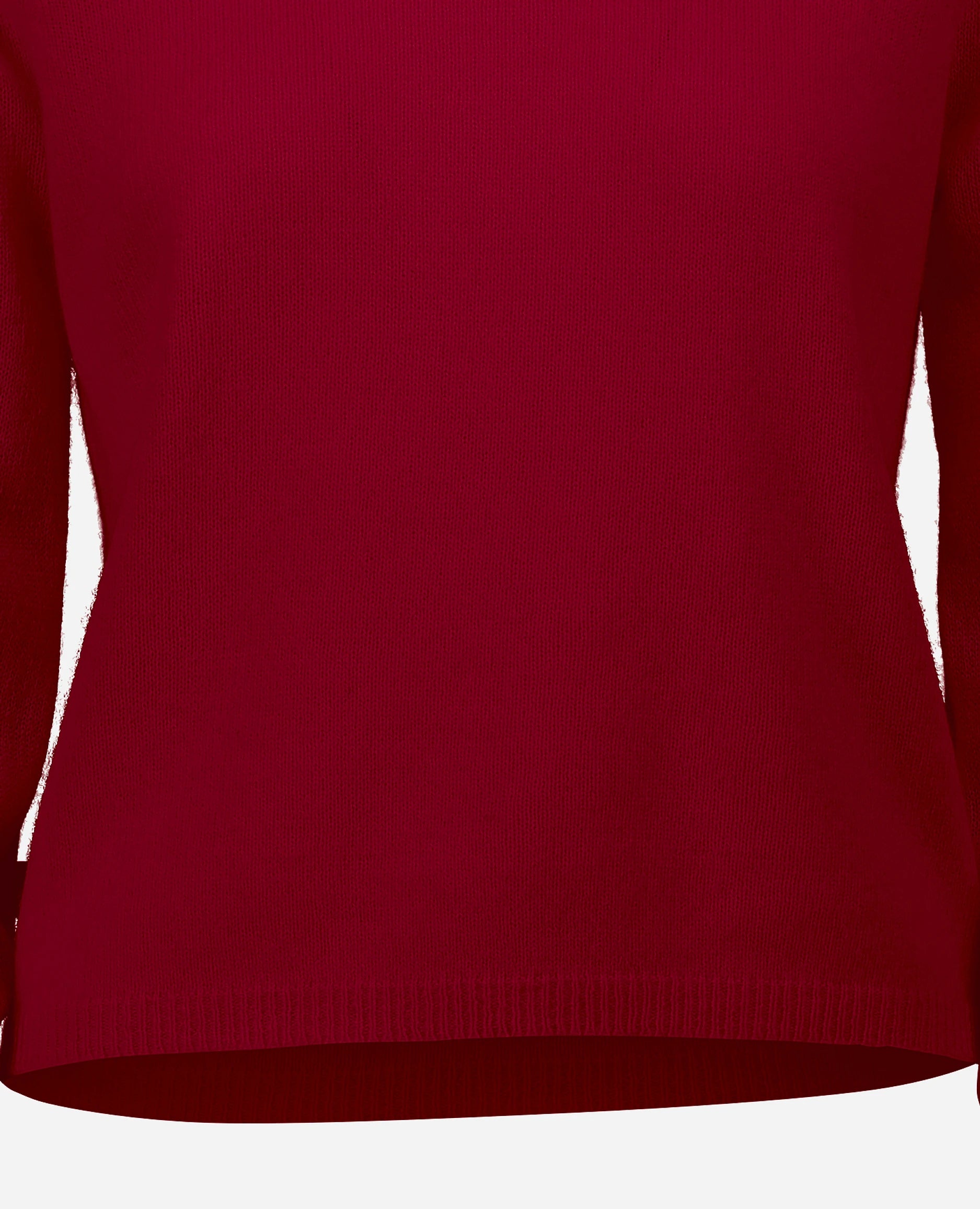 252-11132-65_41 - Allude - 100% Cashmere Active Cashmere Damen Feinstrick Gerade Passform Langarm NEW Pullover Rot Rundhals SAPG::252-11132 Spring/Summer 2025