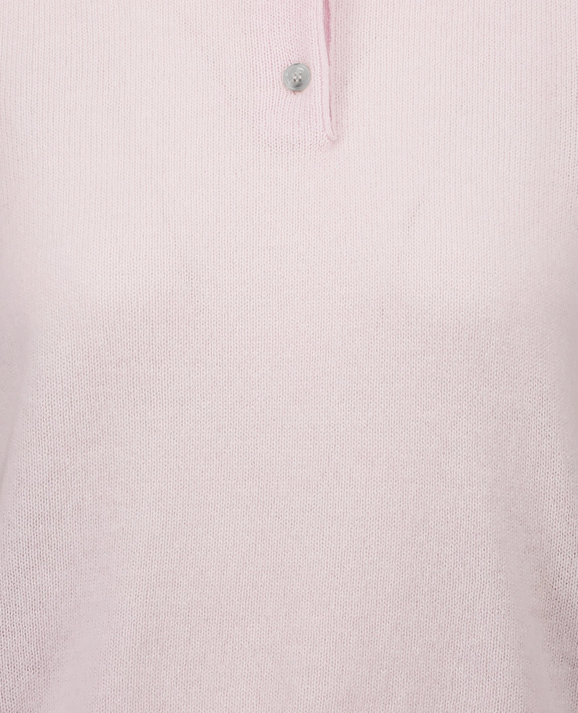 252-11133-60_41 - Allude - 1/4 Arm 100% Cashmere Cashmere Damen Feinstrick Gerade Passform NEW Polo Pullover Rose SAPG::252-11133 Spring/Summer 2025