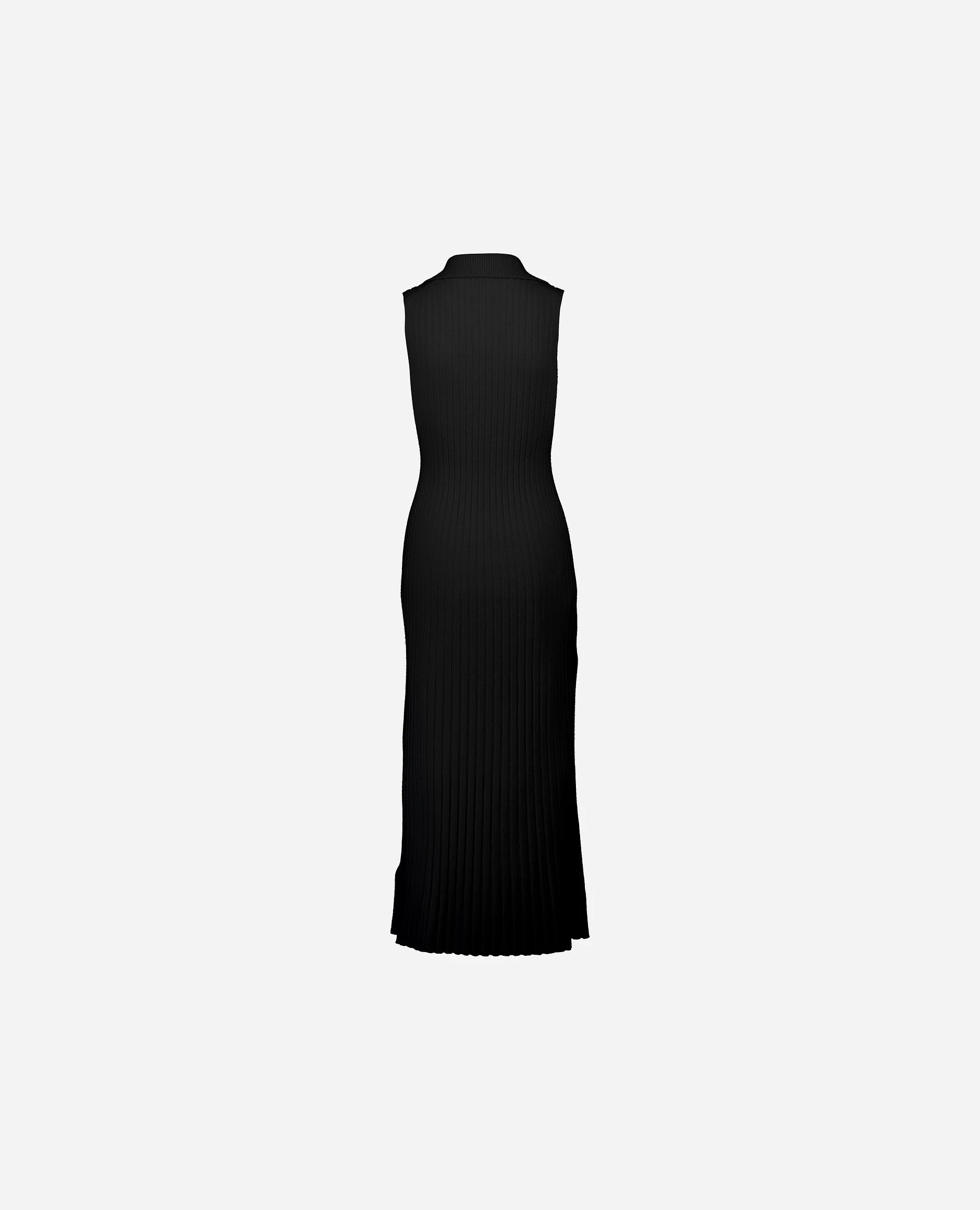 252-11145-90_4 - Allude - 100% Cashmere Cashmere Damen Enger Schnitt Feinstrick Kleid NEW SAPG::252-11145 Schwarz Spring/Summer 2025