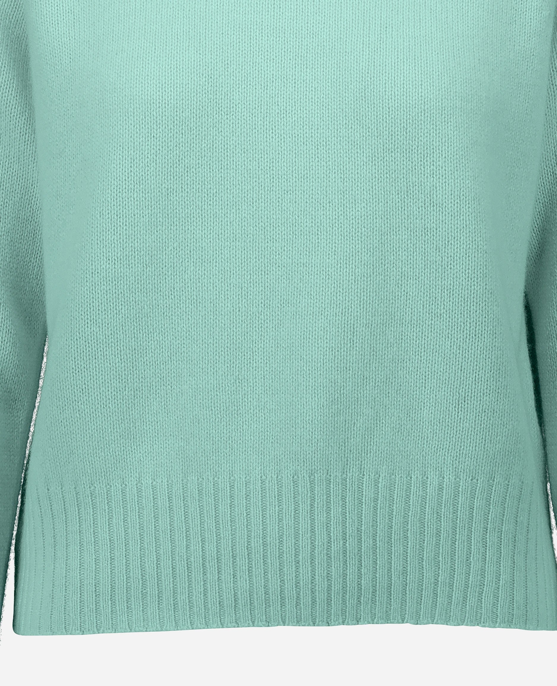 252-11150-31_41 - Allude - 100% Cashmere Cashmere Damen Gerade Passform Grün Langarm mittelschwerer Strick NEW Pullover Rundhals SAPG::252-11150 Spring/Summer 2025