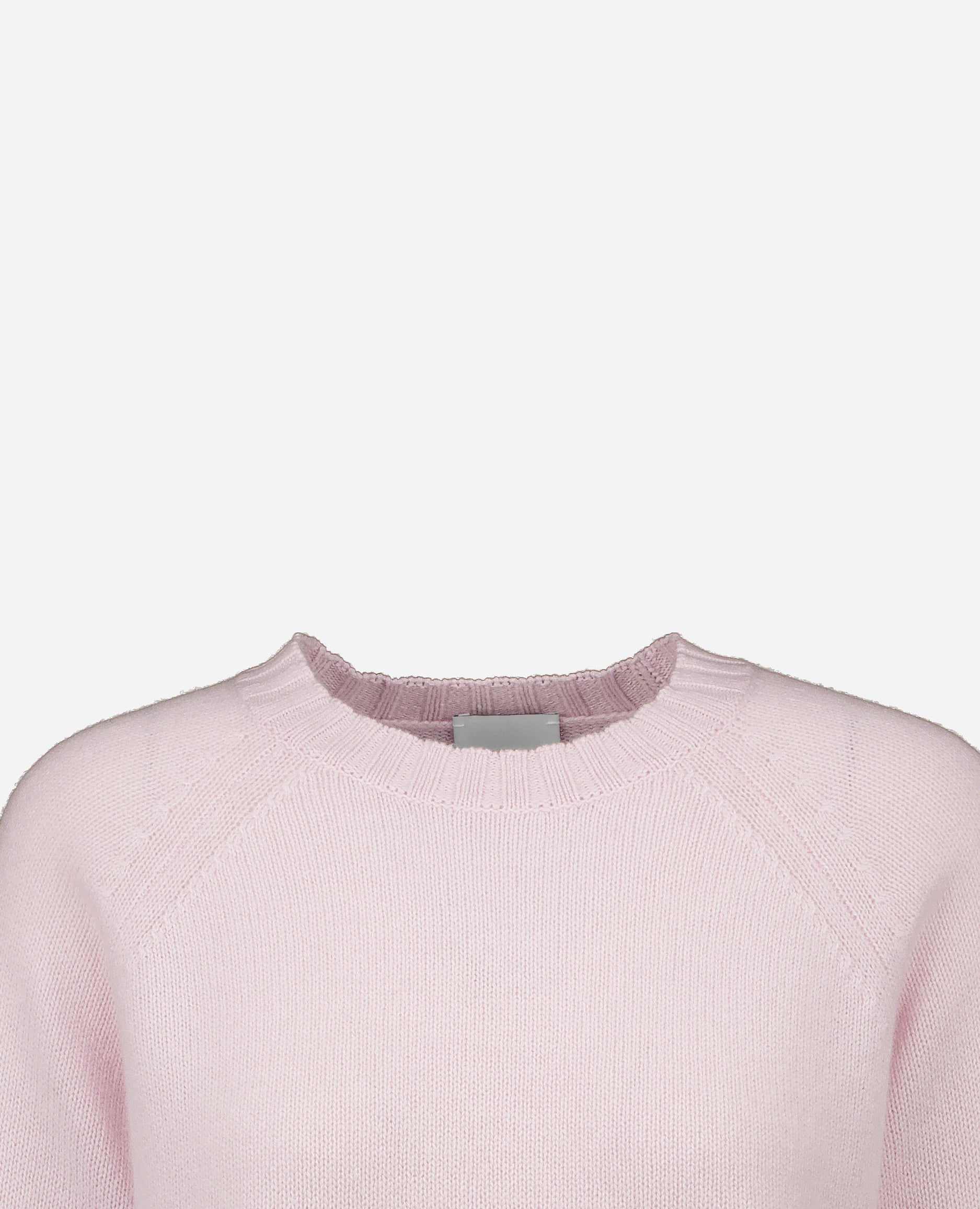 252-11150-60_40 - Allude - 100% Cashmere Cashmere Damen Gerade Passform Langarm mittelschwerer Strick NEW Pullover Rose Rundhals SAPG::252-11150 Spring/Summer 2025