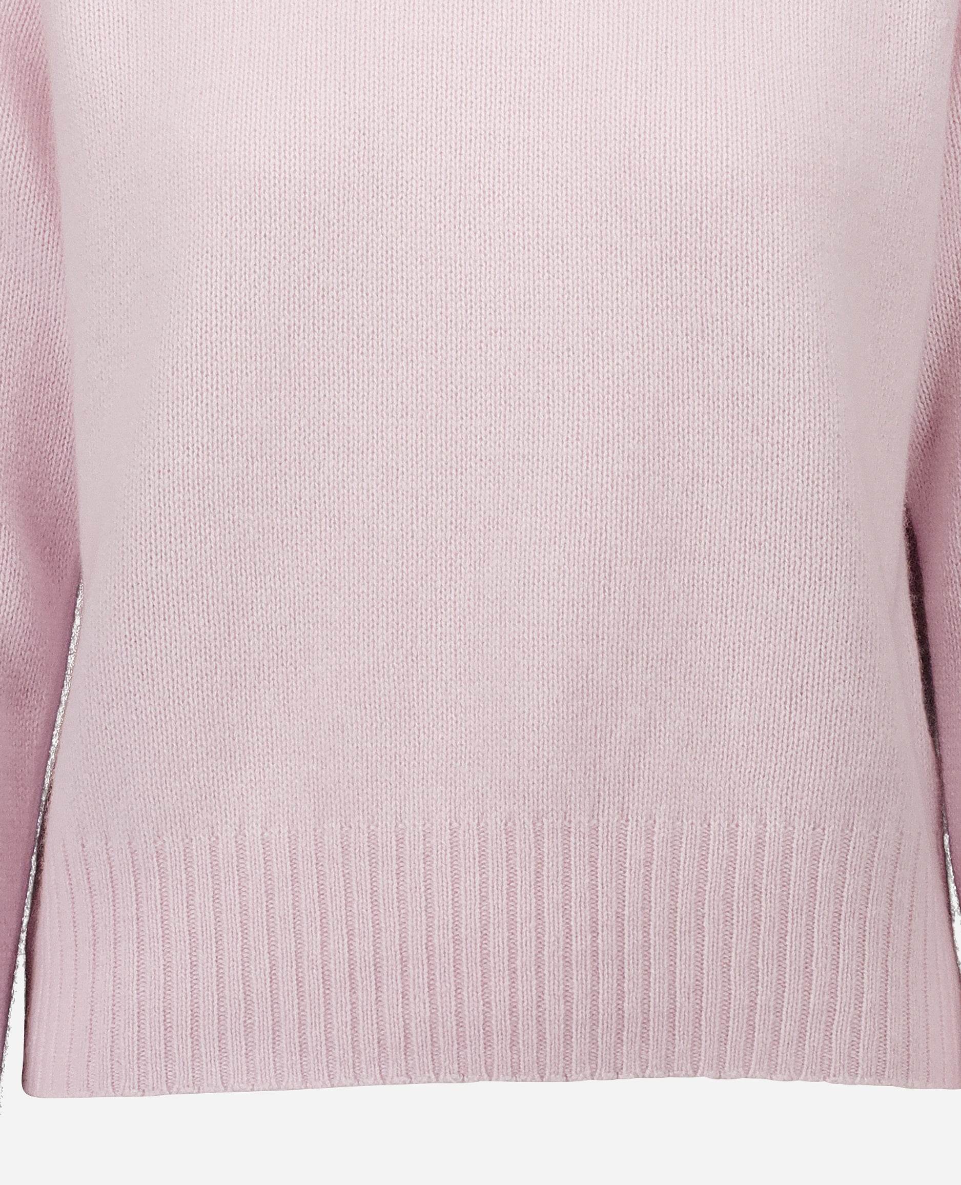 252-11150-60_41 - Allude - 100% Cashmere Cashmere Damen Gerade Passform Langarm mittelschwerer Strick NEW Pullover Rose Rundhals SAPG::252-11150 Spring/Summer 2025