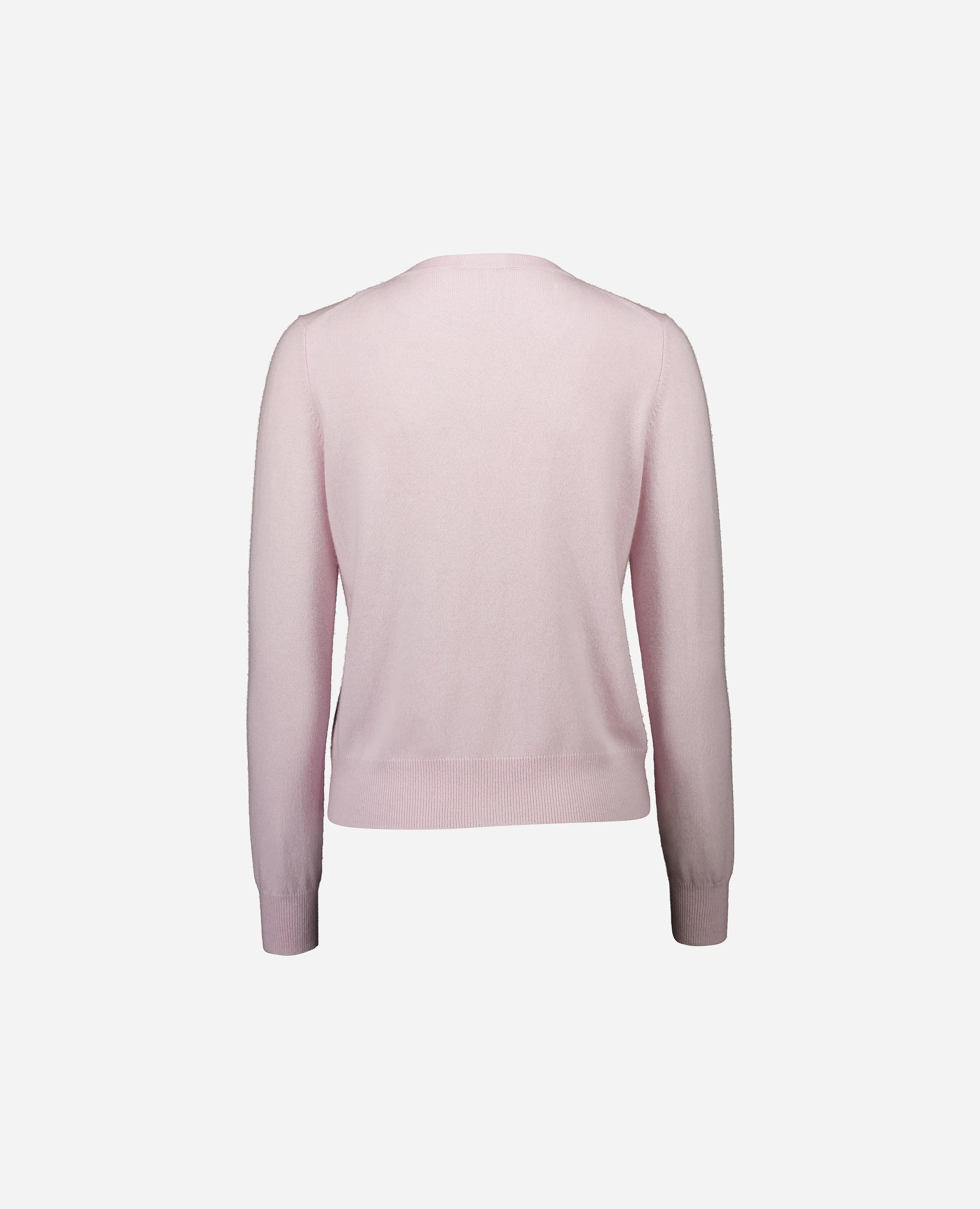 252-11180-60_4 - Allude - 100% Cashmere Cashmere Damen Feinstrick Gerade Passform Langarm Rose Rundhals SAPG::252-11180 Spring/Summer 2025 Strickjacke