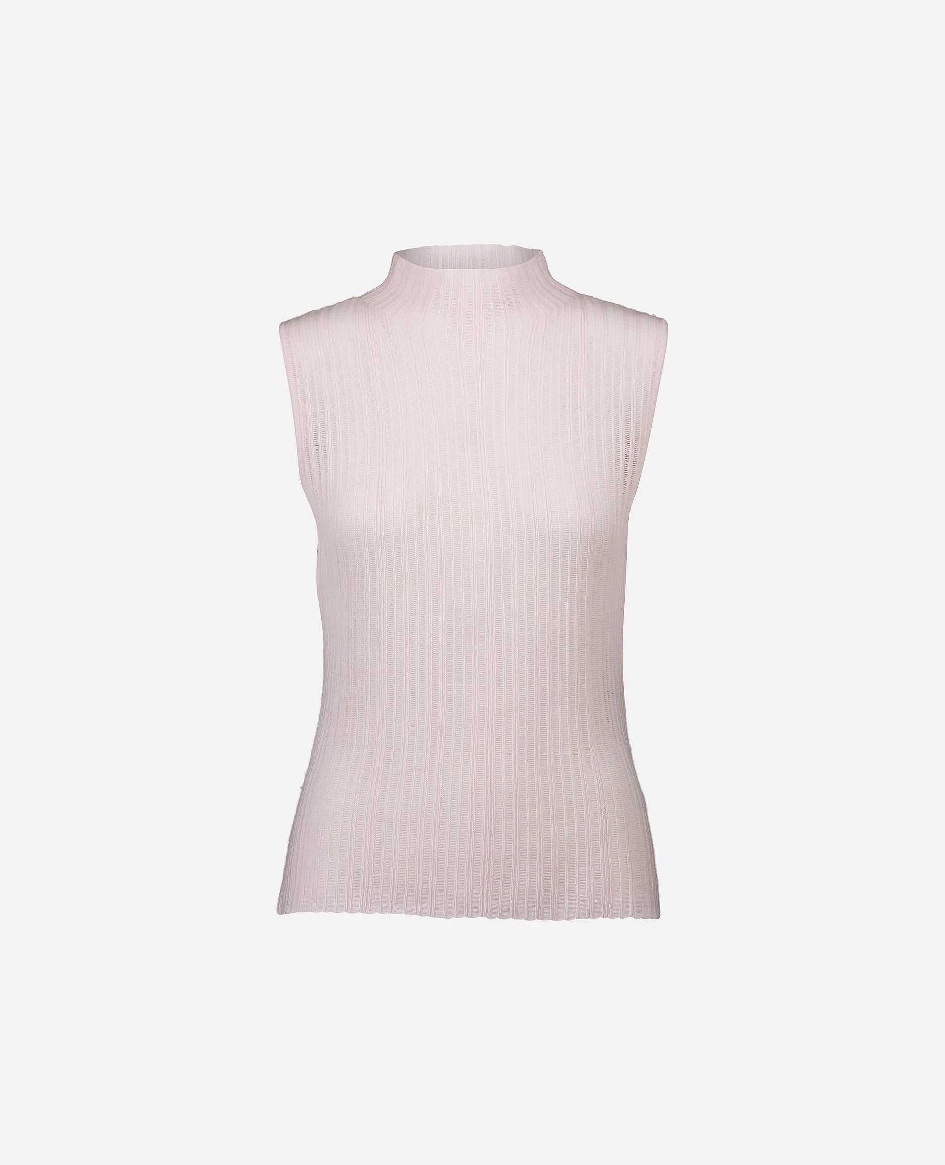 252-11203-60_3 - Allude - 100% Cashmere Cashmere Damen Enger Schnitt Feinstrick Pullover Rose SAPG::252-11203 Spring/Summer 2025 Stehkragen