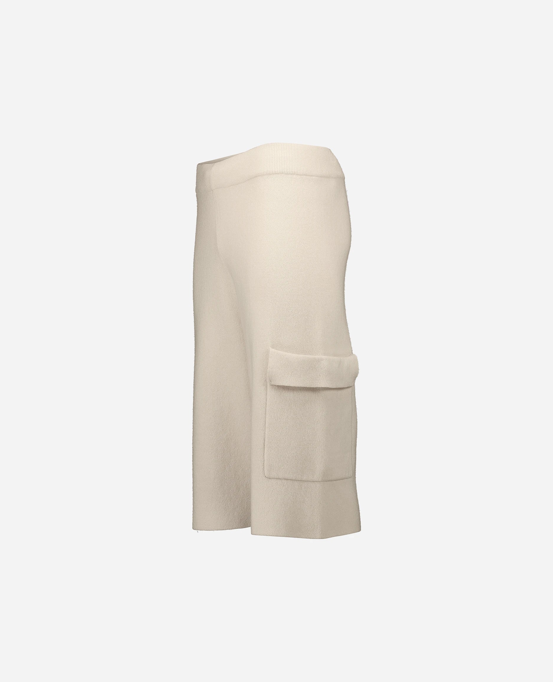 252-37615-41_42 - Allude - 30% Cashmere 70% Wolle Active Allude x Eisbach Creme Herren kurze Hose Lockerer Schnitt mittelschwerer Strick NEW SAPG::252-37615 Spring/Summer 2025 Woll-Mischung