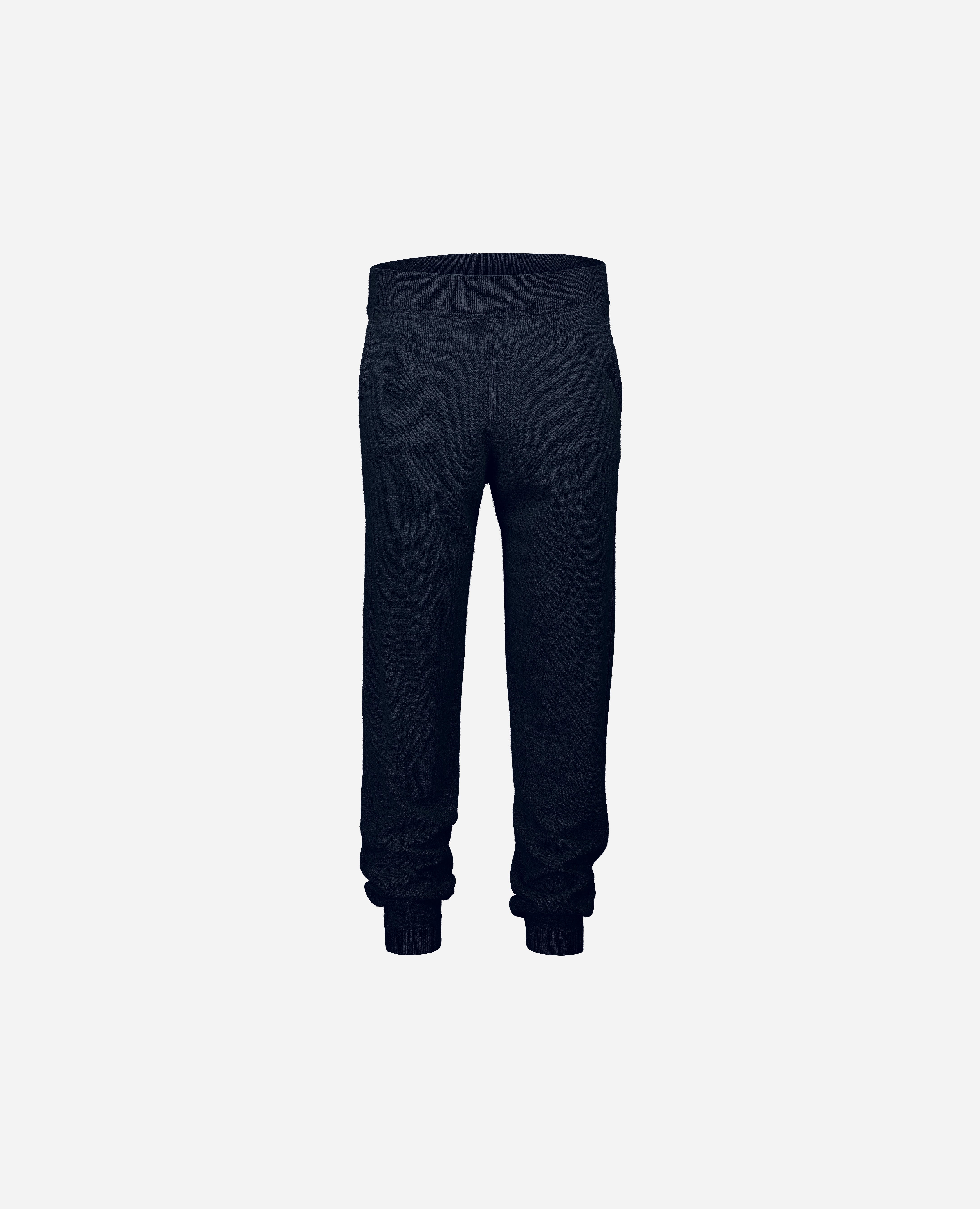 252-37622-14-1 - Allude - 30% Cashmere 70% Wolle Active Allude x Eisbach Gerade Passform Herren Hose mittelschwerer Strick Navy NEW SAPG::252-37622 Spring/Summer 2025 Woll-Mischung