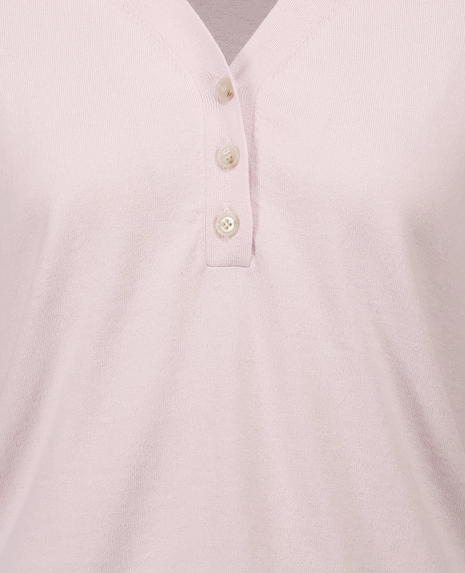 252-62001-60_41 - Allude - 1/4 Arm 10% Cashmere 20% Seide 70% Baumwolle Baumwoll-Mischung Damen Feinstrick Gerade Passform NEW Polo Pullover Rose SAPG::252-62001 Spring/Summer 2025