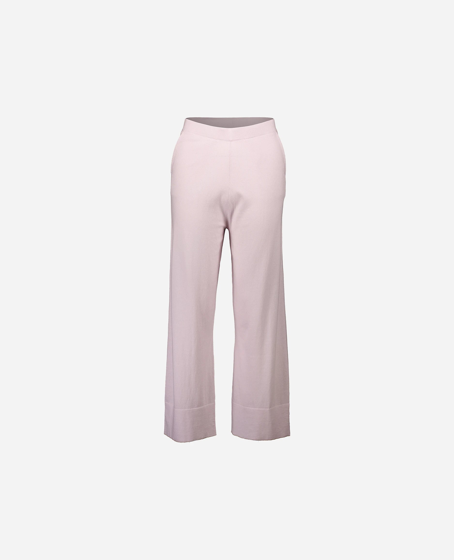 252-62007-60_3 - Allude - 10% Cashmere 20% Seide 70% Baumwolle Baumwoll-Mischung Damen Feinstrick Hose Lockerer Schnitt NEW Rose SAPG::252-62007 Spring/Summer 2025