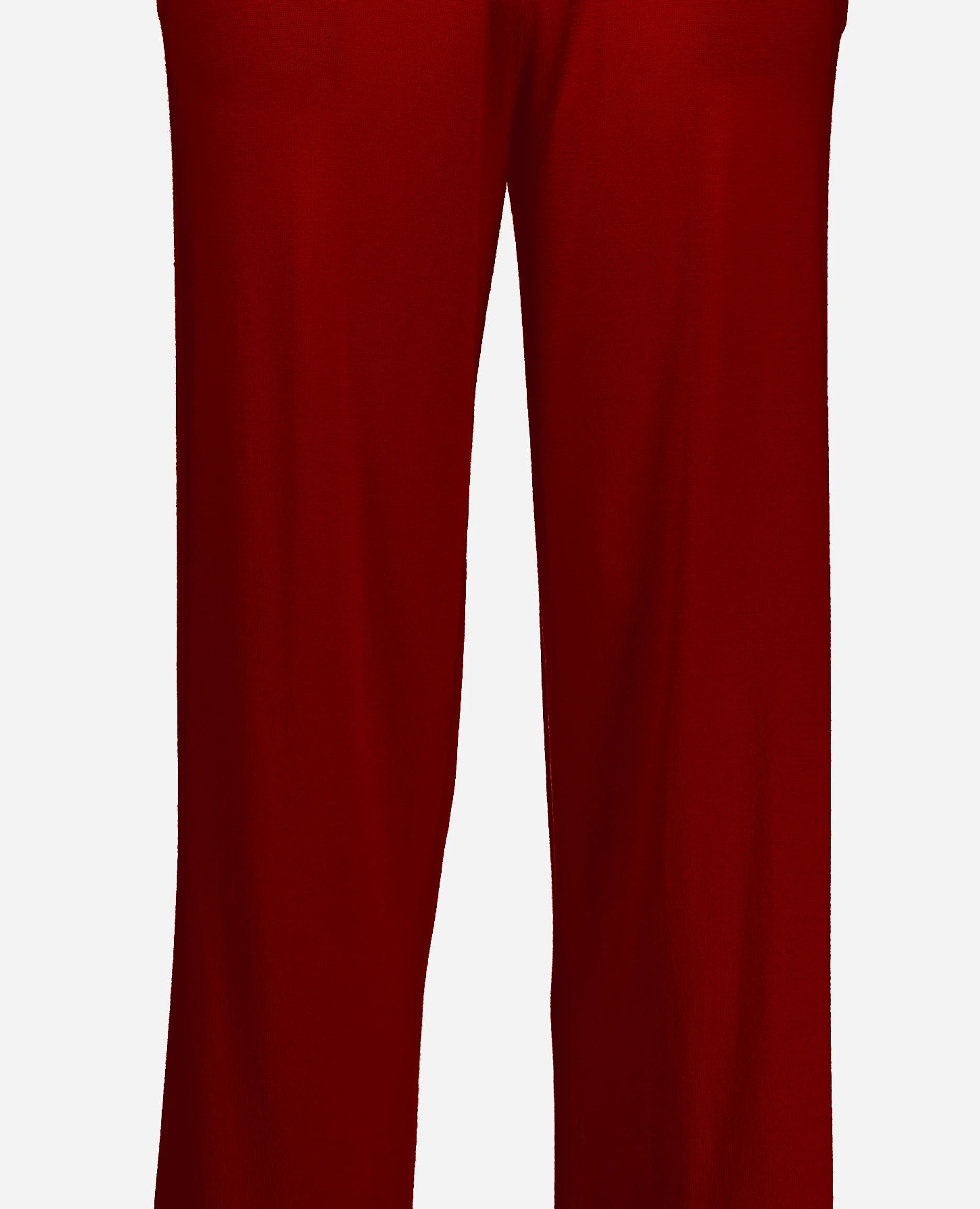 252-64046-465_41 - Allude - 100% Wolle (Merino) Damen Feinstrick Hose Lockerer Schnitt NEW Rot SAPG::252-64046 Spring/Summer 2025 Wolle