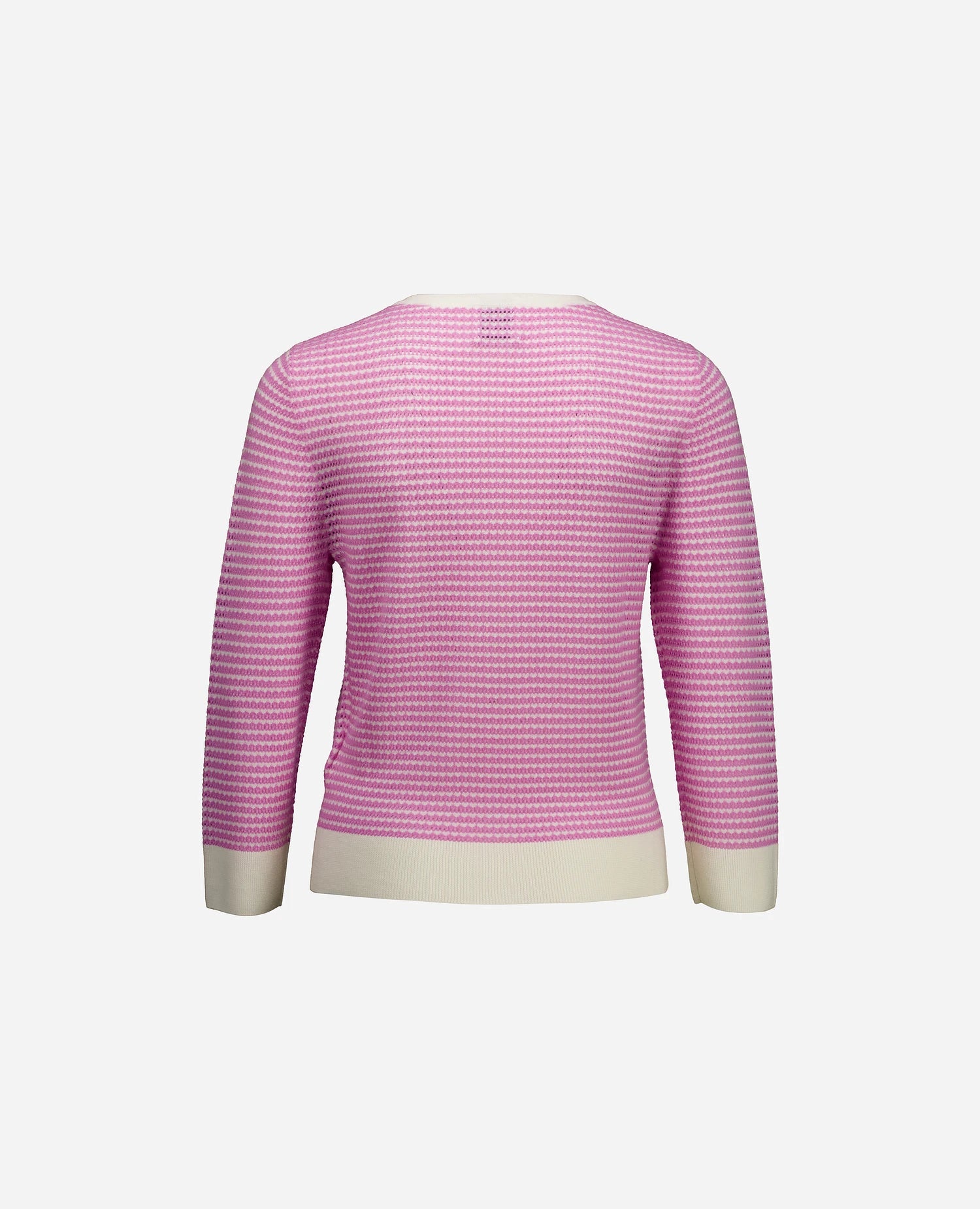 252-64070-440463-2 - Allude - 100% Wolle (Merino) 3/4 Arm Active Allude x Eisbach Damen Feinstrick Gerade Passform NEW Rose Rundhals SAPG::252-64070 Spring/Summer 2025 Strickjacke Wolle