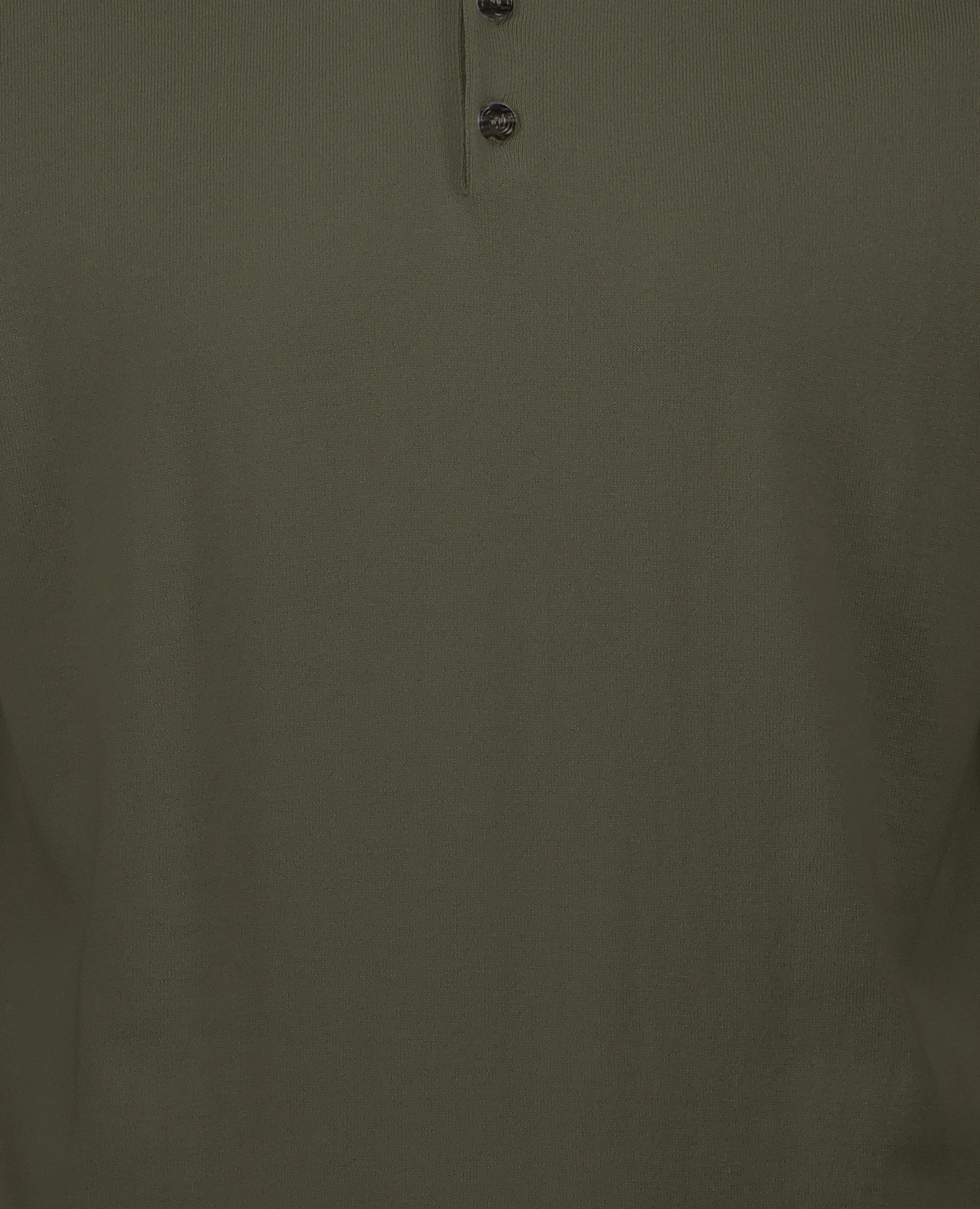 252-69203-38_41 - Allude - 1/4 Arm 10% Cashmere 20% Seide 70% Baumwolle Active Baumwoll-Mischung Feinstrick Gerade Passform Herren Khaki NEW Polo Pullover SAPG::252-69203 Spring/Summer 2025