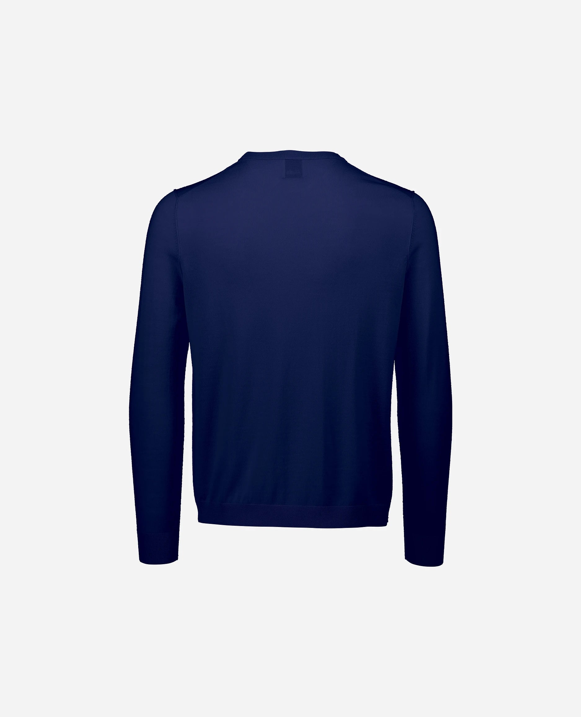 252-69401-415_4 - Allude - 100% Wolle (Merino) Active Allude x Eisbach Blau Feinstrick Gerade Passform Herren Langarm NEW Pullover Rundhals SAPG::252-69401 Spring/Summer 2025 Wolle