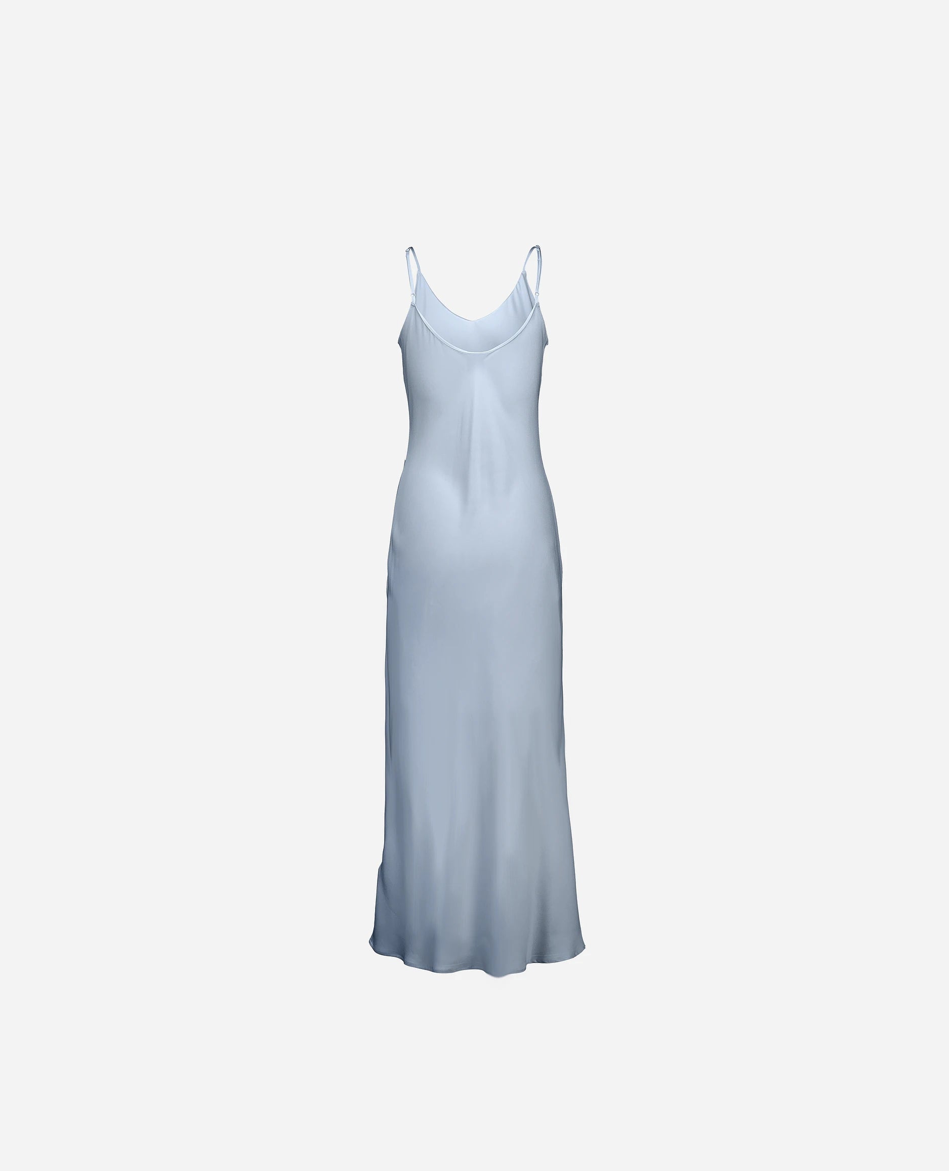 252-84004-11_42 - Allude - 7% Elastan 93% Seide A-Form Blau Damen Kleid SAPG::252-84004 Seide Spring/Summer 2025