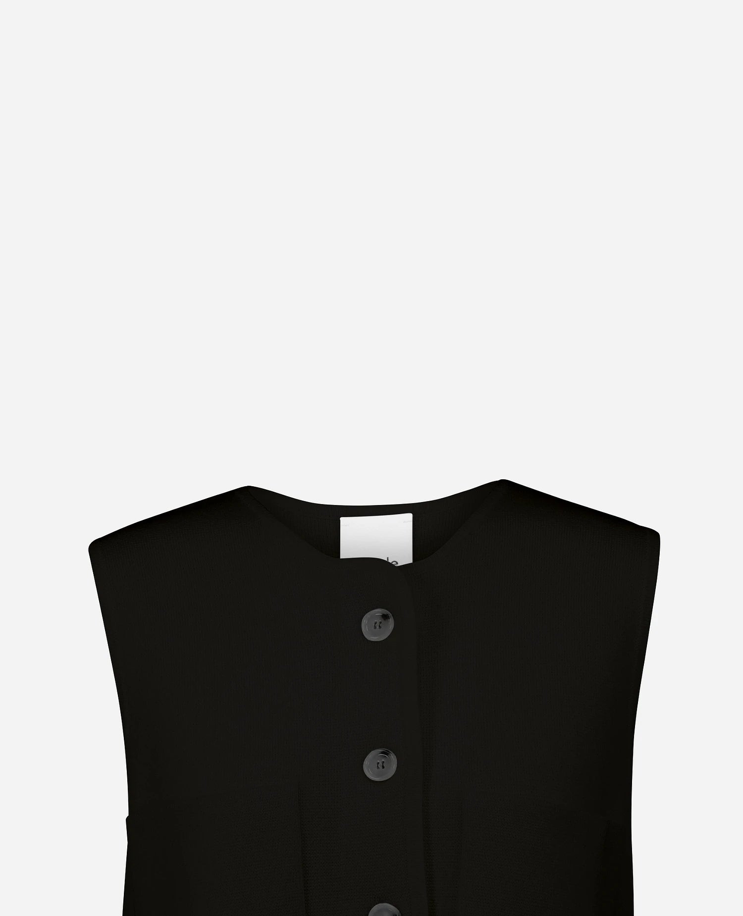 253-20001-90_3 - Allude - 0 Active Cashmere Damen High Summer 2025 Milano Strick mittelschwerer Strick NEW SAPG::253-20001 Schwarz Weste