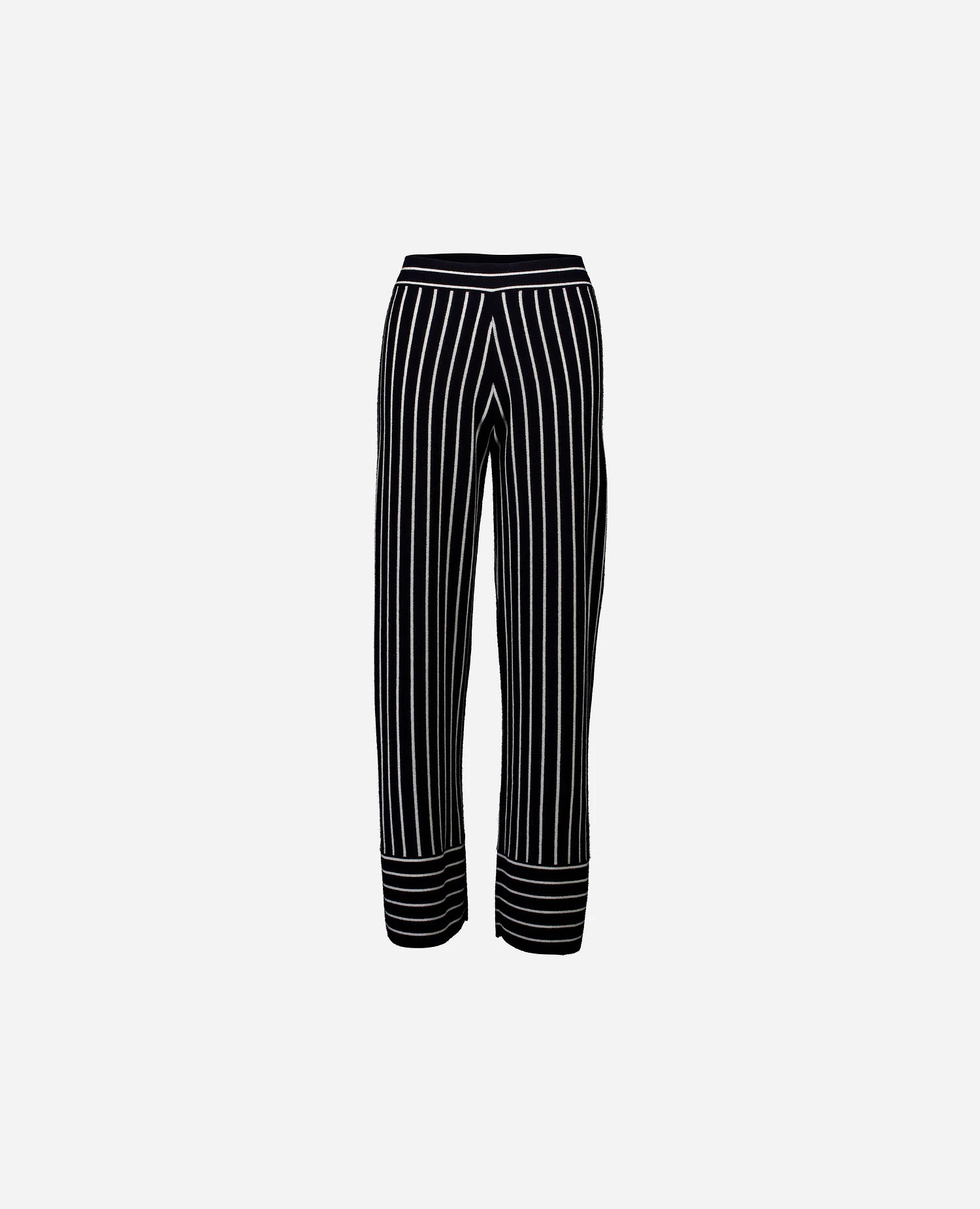 253-20032-4014_1 - Allude - 0 Active Cashmere Damen Flachstrick High Summer 2025 Hose mittelschwerer Strick Navy NEW SAPG::253-20032